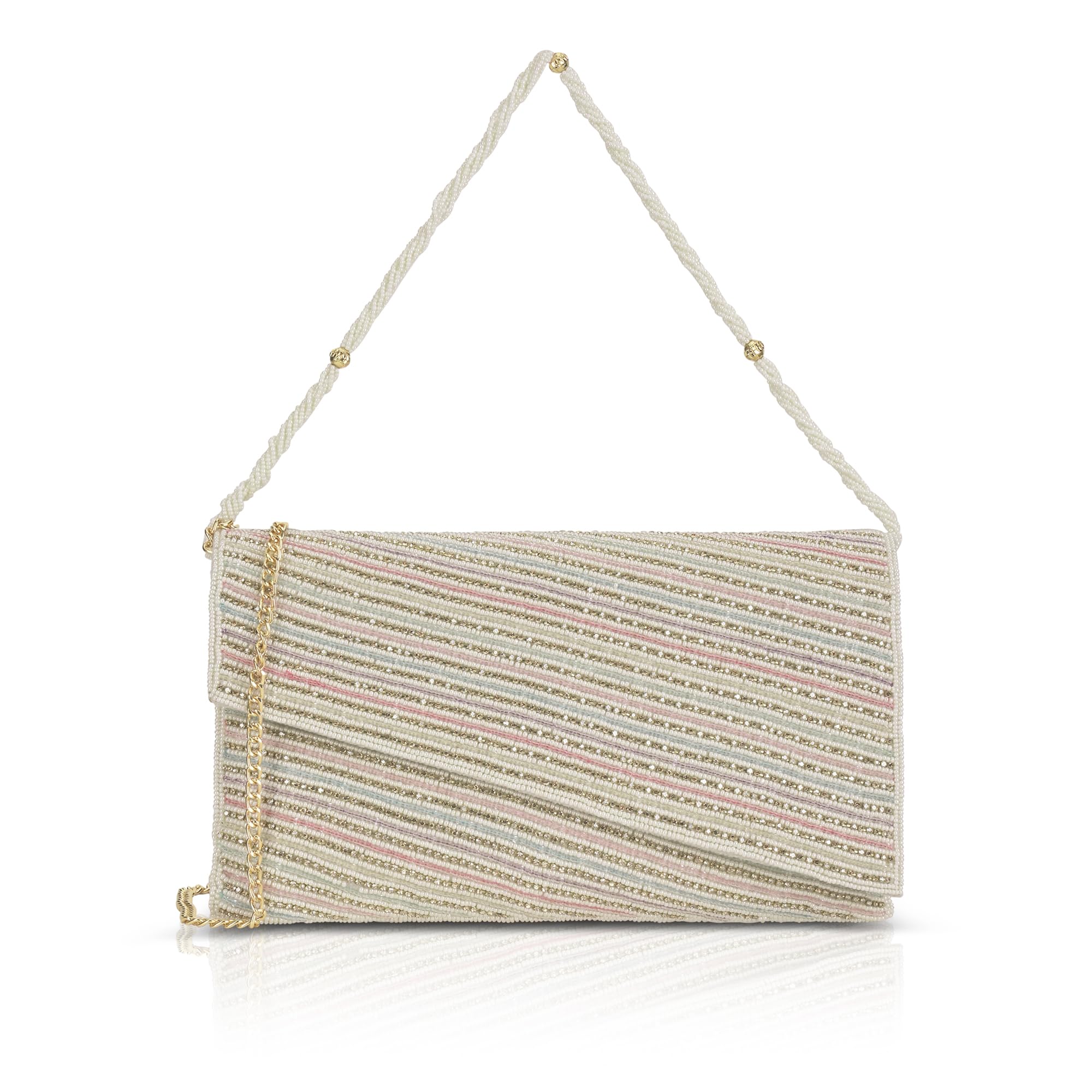 lavie signature Women's Roanoke Beads Envelop Clutch | Ladies Purse | Gift For Women-picture-37