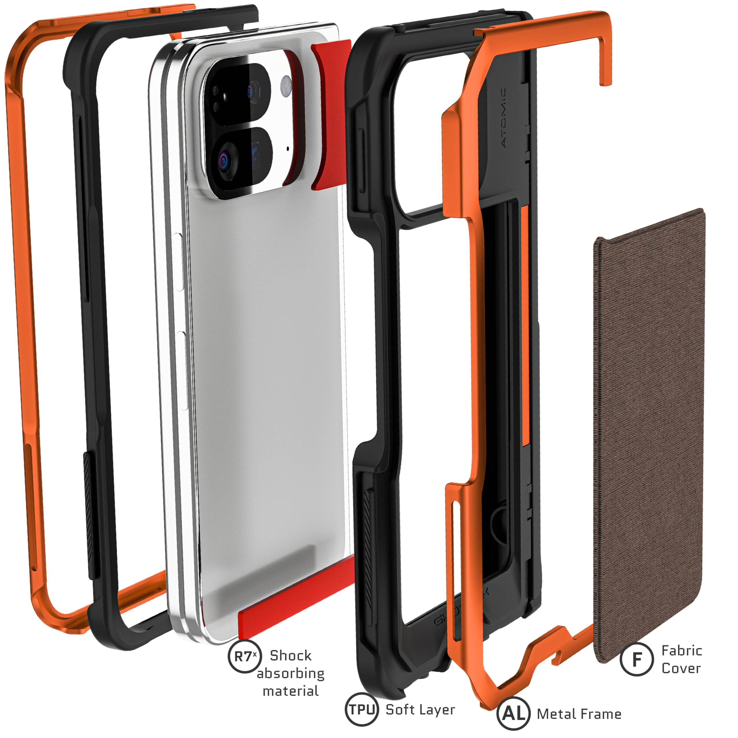 Pixel 9 Pro Fold 512GB Ghostekクリアケース付 Amazon.com: Ghostek Covert Clear Pixel 9 Pro Fold Case with