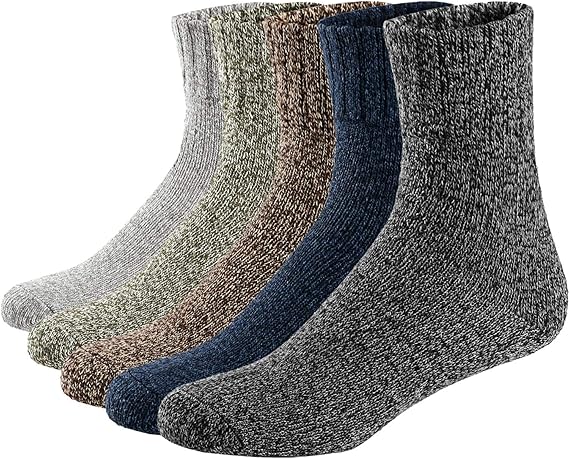 Amazon メンズソックス 靴下 メンズ カジュアル ビジネス 登山 靴下 5足セット くつした ソックス Socks マルチカラー7 アウトドア ソックス 通販