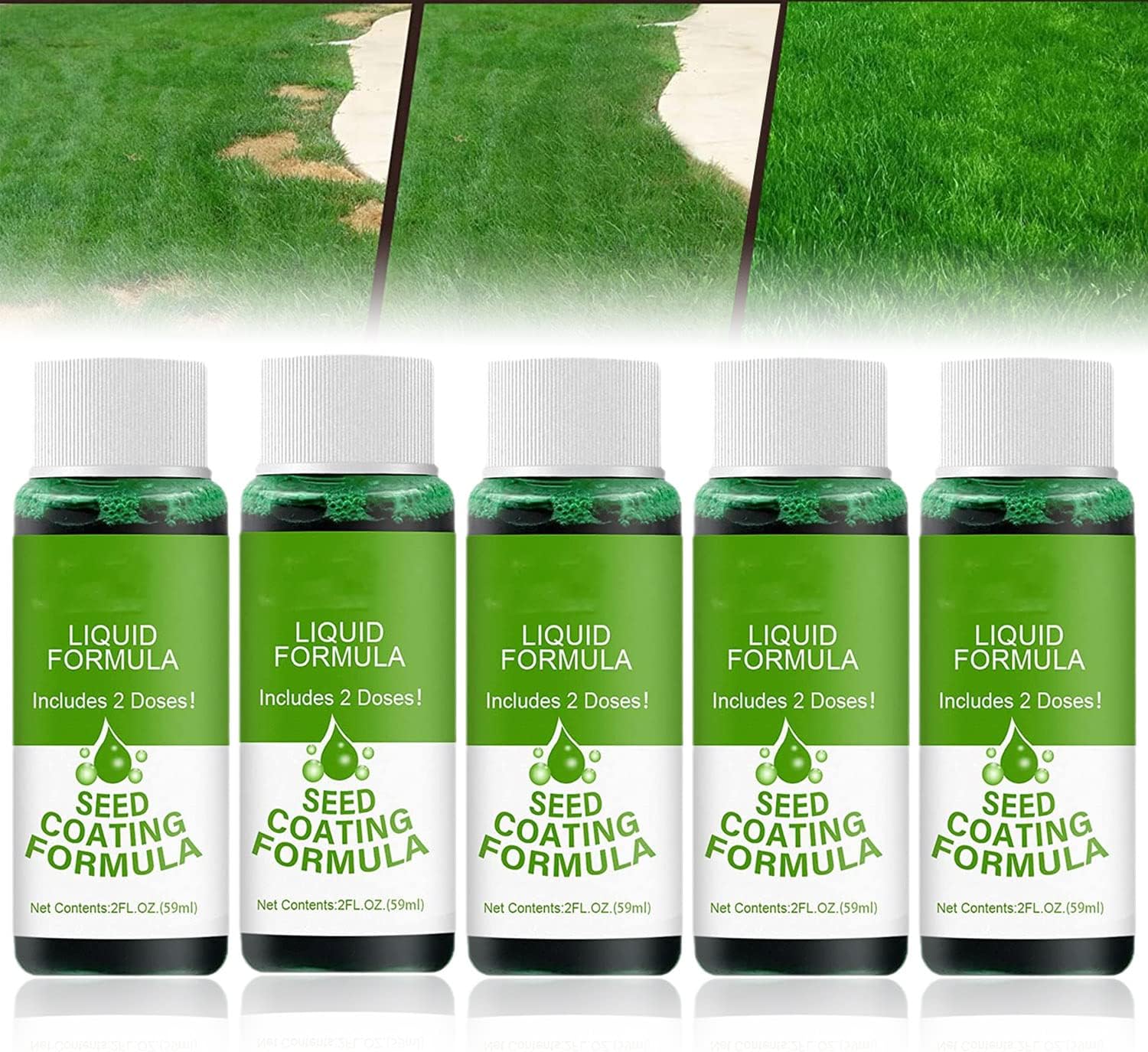 Greenrevive Hydroseeding Lawn Solution, Grass Lawn Repair Spray,Cowboy