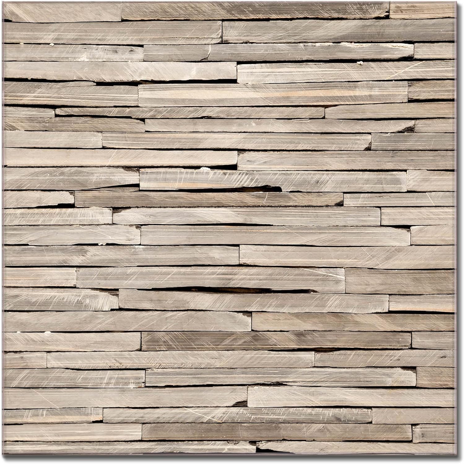 Banjado Glas Magnettafel 120x80cm - Magnetwand Als Memoboard - Steinwand Design Antik