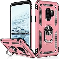 Vista 16 de IKAZZ Funda protectora para Galaxy S9, grado militar, a prueba de golpes, resistente, para pasar la prueba de caída de 16 pies con soporte