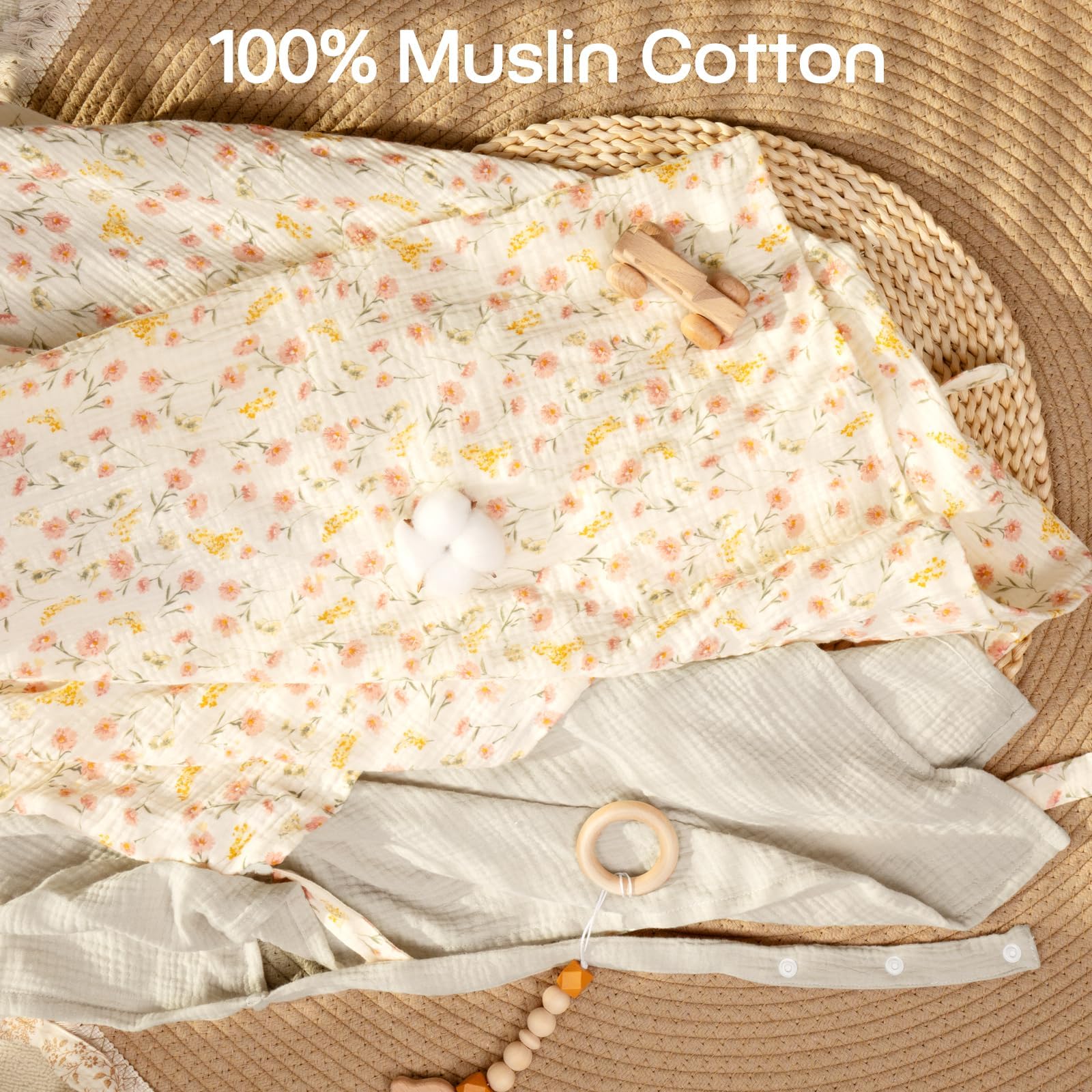 Planet Wise Baby Nursing Cover for Breastfeeding, Spring Dot