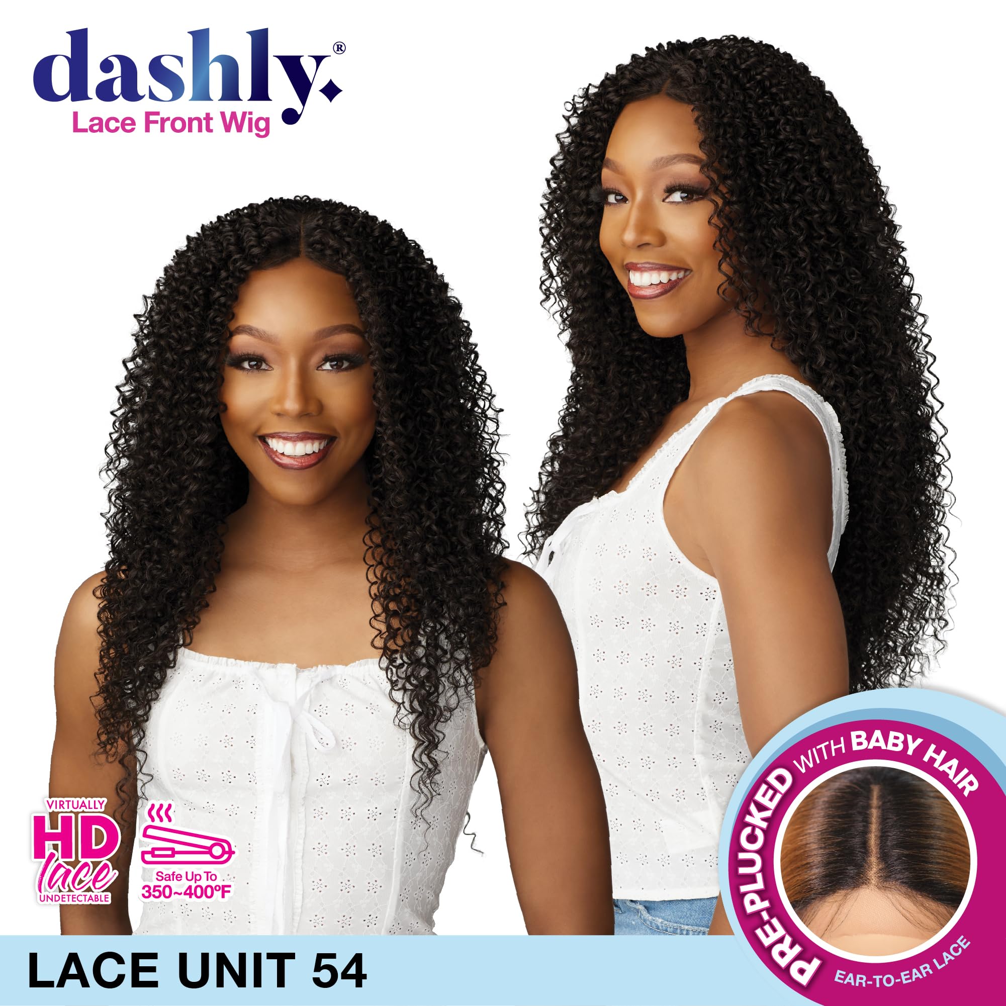 Amazon.com : Sensationnel Dashly Lace Front Wig - Unit 54