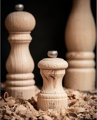 Miniatura 6 de Peugeot Saveurs Paris Nature 38120 Pepper Mill, Spice Mill, Wood, Natural, 12 cm