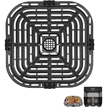 Air Fryer Grill Pan for Instant Vortex Plus 6QT instant pot vortex plus 6QT Clear Cook Air Fryer, Original Air Fryer Accessories Replacement Tray Plate Crisper Plate Rack Parts,Dishwasher Safe