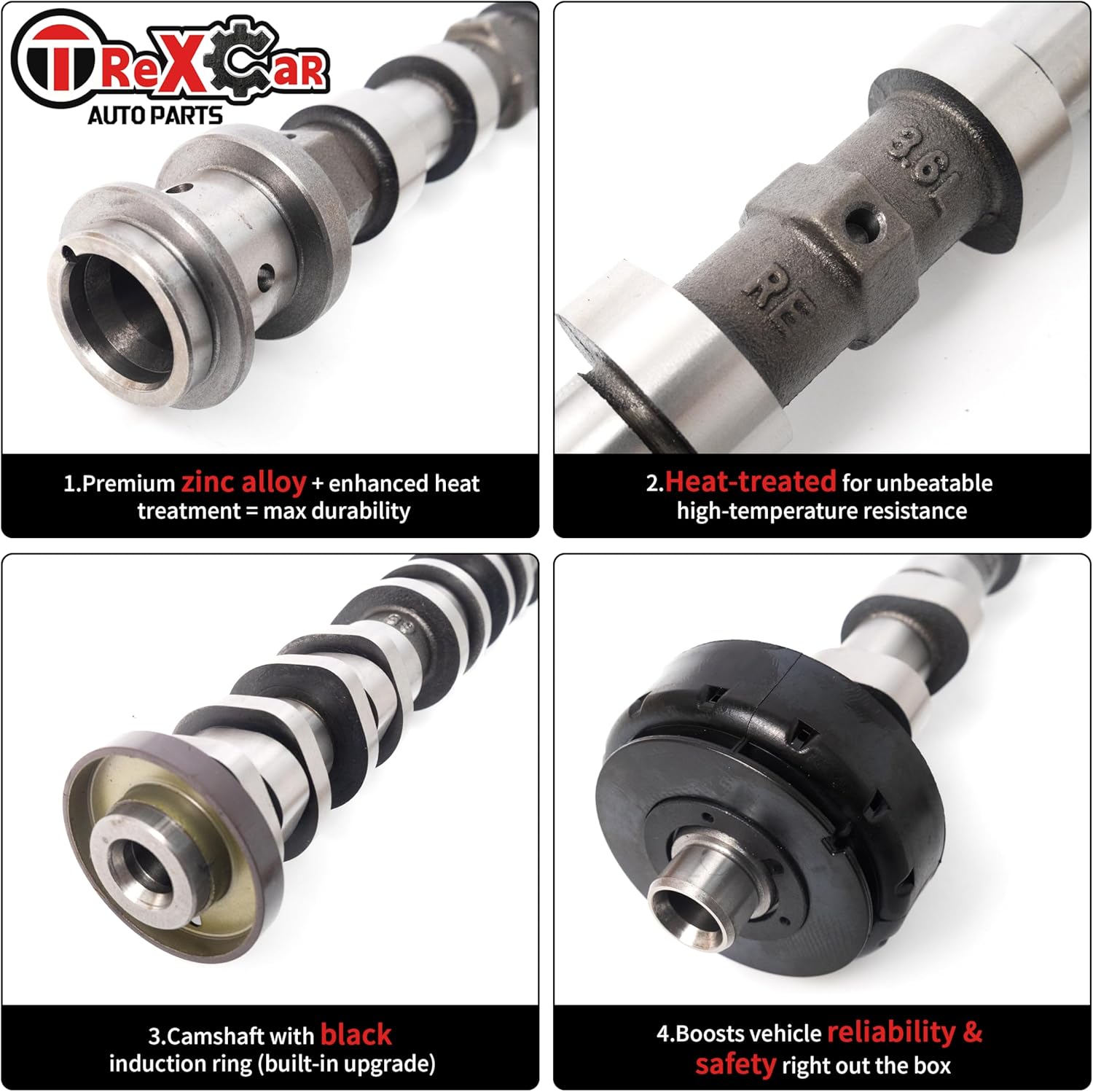 4Pcs Camshafts Kit Left & Right/Intake & Exhaust for 2016-2024 Dodge Chrysler Jeep Ram 3.6L V6 OE 5047913AD 5048030AD 5048029AD 5047912AD