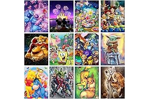 Boswell 5D Diamond Painting Kits for Adults (Set of 12)