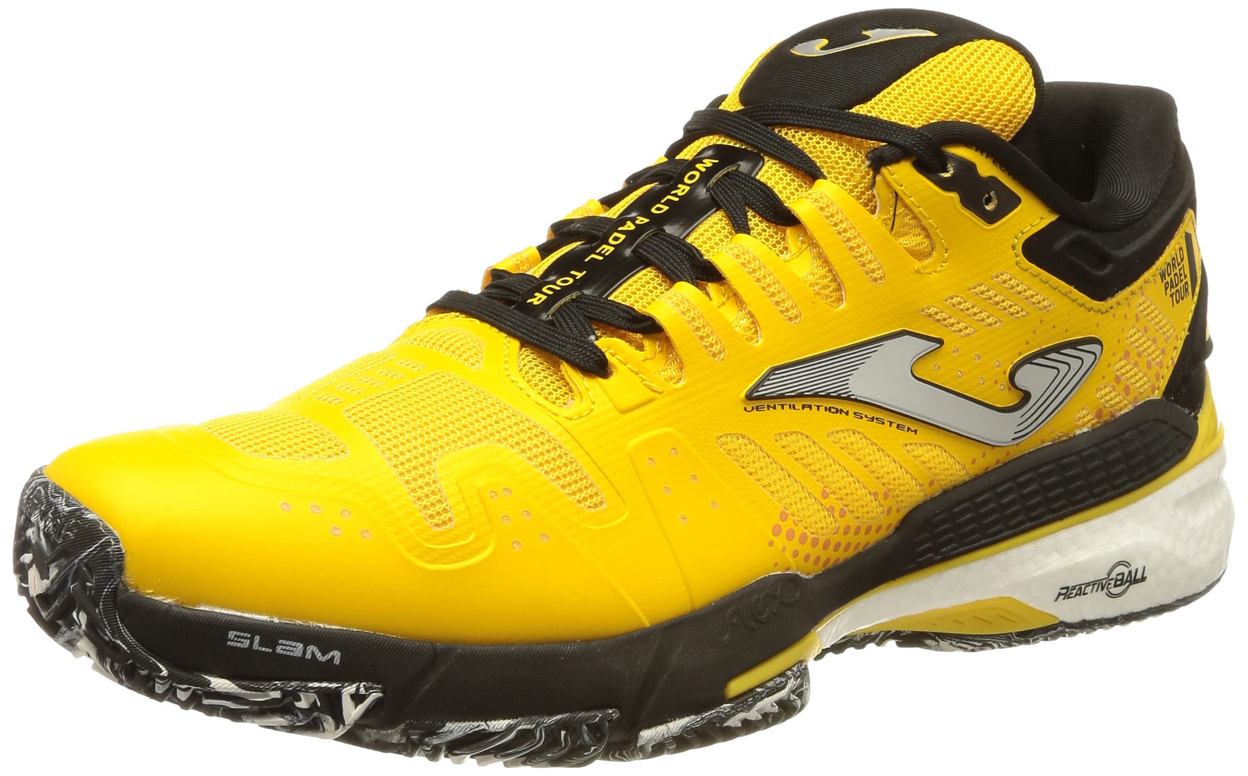 Joma Serie slam, Tennis Shoe, Amarillo-Black,