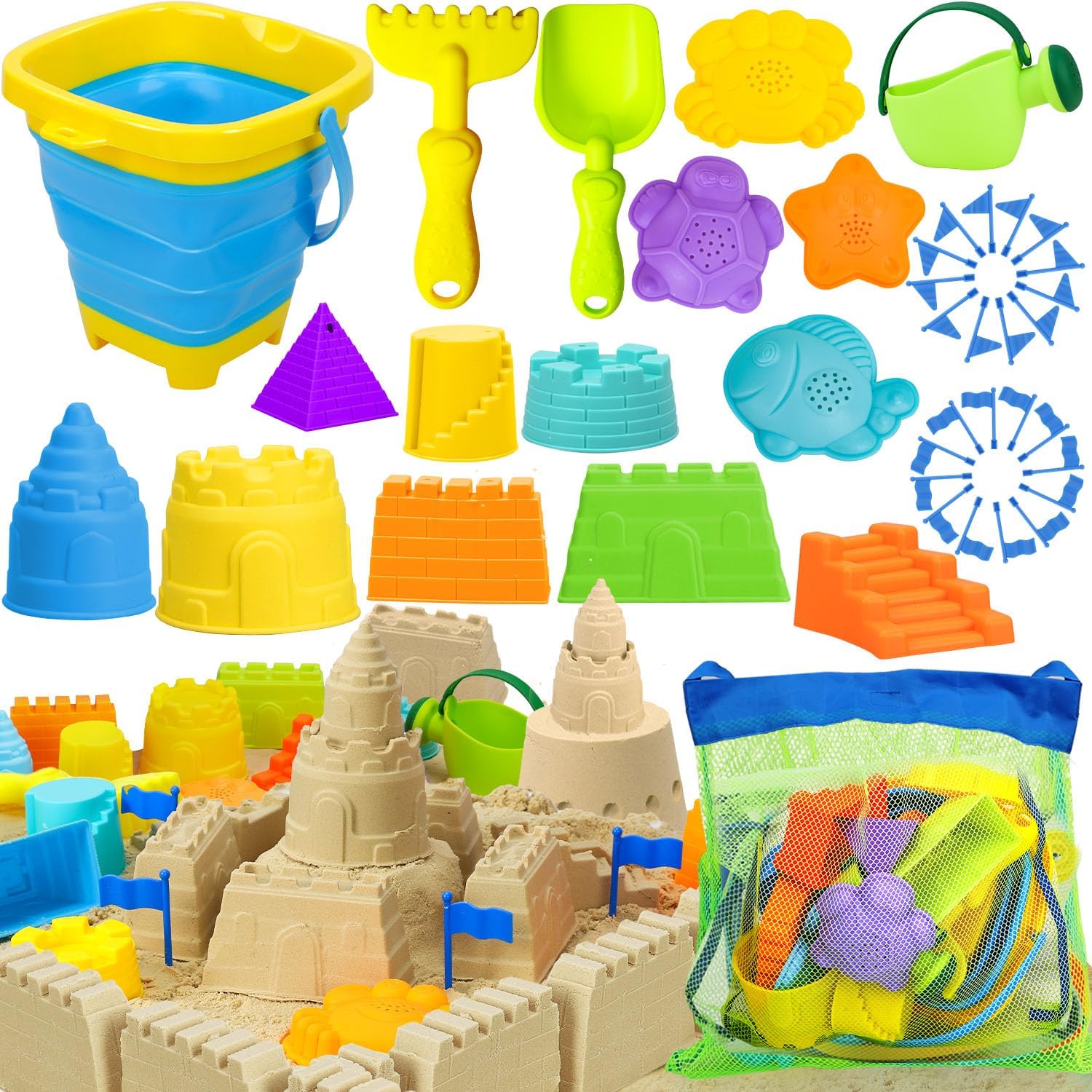 TOY Life Beach Toys for Kids Ages 4-8, Sand Toys for Toddlers 1-3, Beach Toys for Toddlers 1-3, Kids Beach Toys for Kids Ages 8-12, Sandbox Toys, Sand Castle Building Kit, Sand Toys for Kids Ages 4-8 TOY Life Beach Toys for Kids Ages 4-8, Sand Toys for Toddlers 1-3, Beach Toys for Toddlers 1-3, Kids Beach Toys for Kids Ages 8-12, Sandbox Toys, Sand Castle Building Kit, Sand Toys for Kids Ages 4-8