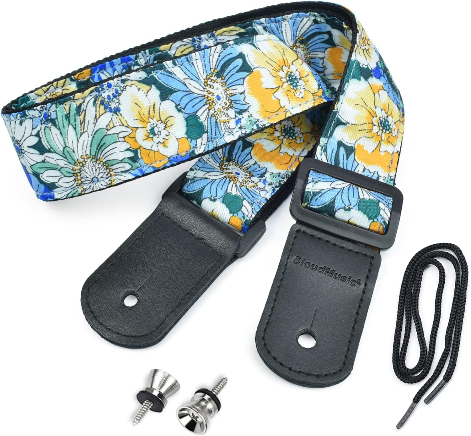 Ukulele Tenor Aquila Lava Series - Low G, Corde Wound, Nero