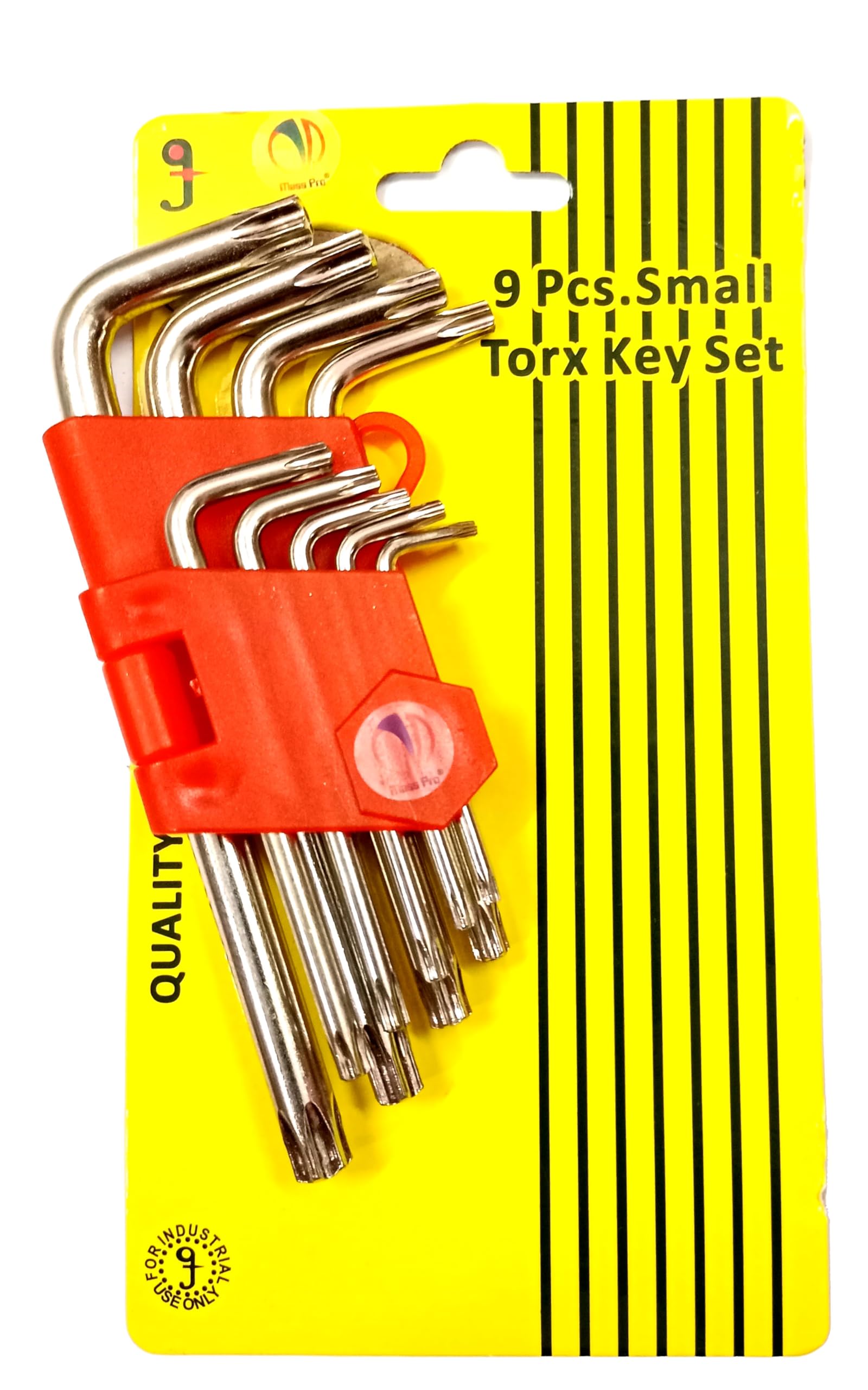 Mass Pro 9Pcs L Type Screwdriver Double-End Wrench Set Allen Key