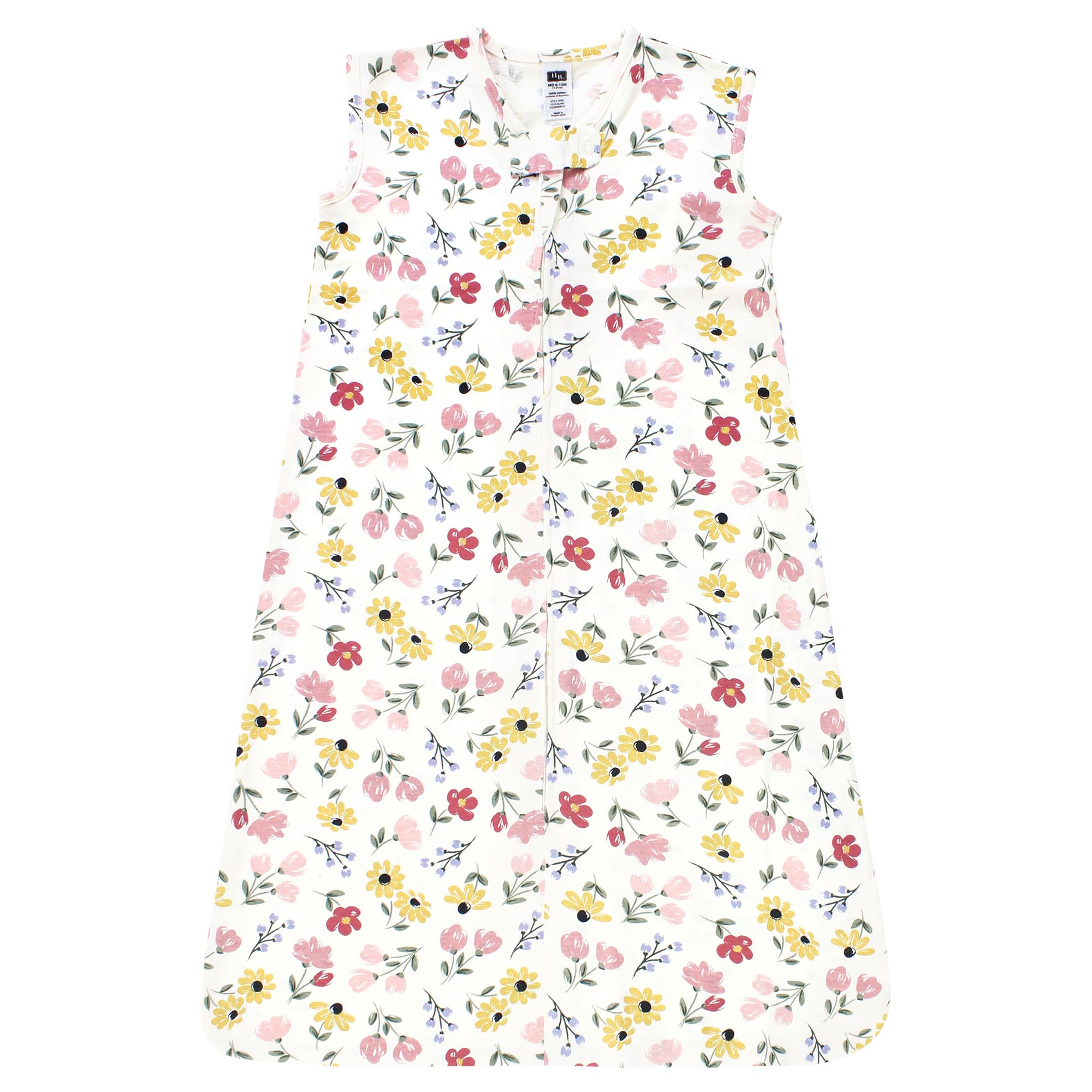 Hudson Baby Unisex BabyCotton Sleeveless Wearable Sleeping Bag, Sack, Blanket