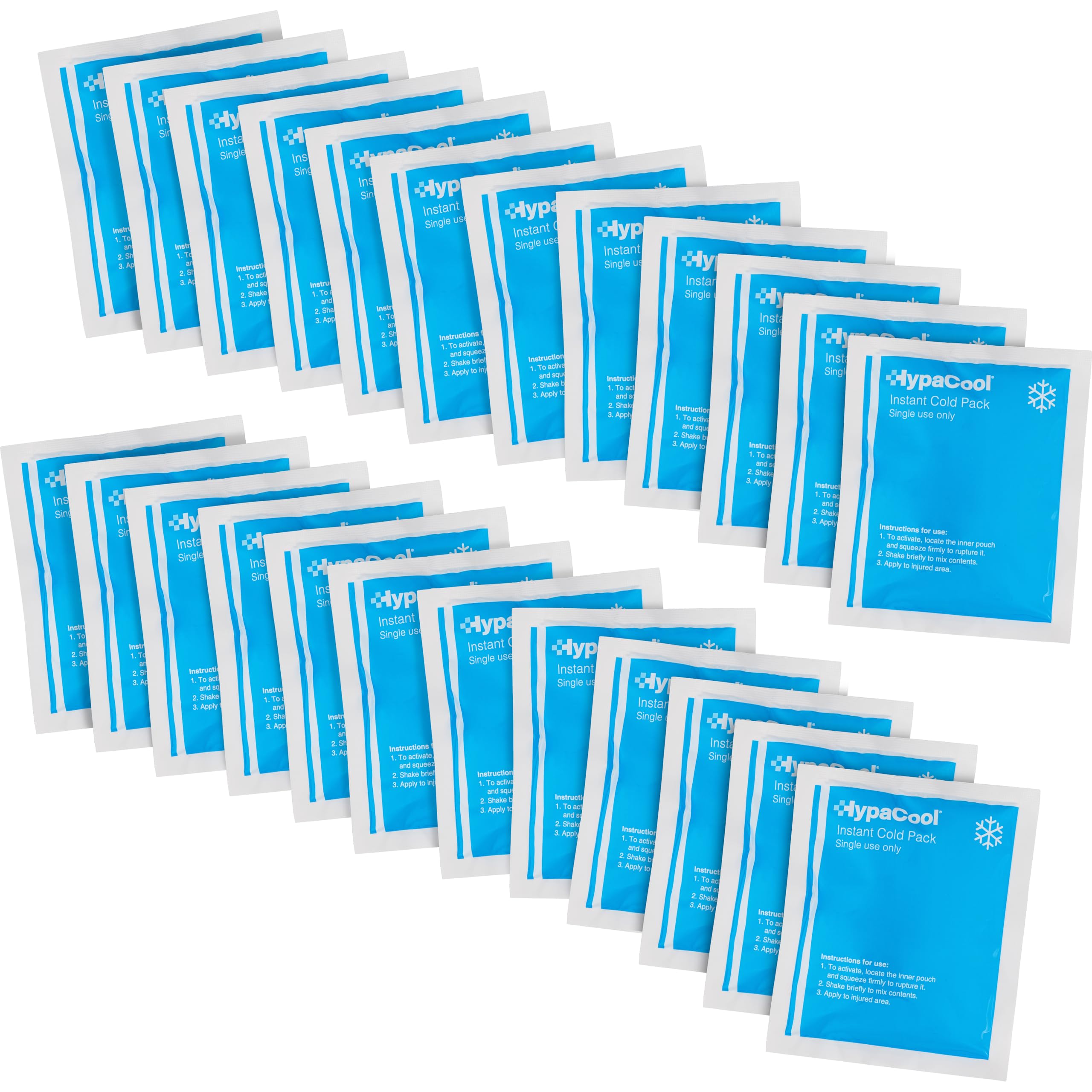 Safety First Aid Group Hypacool Instant Cold Pack, Compact, 12.5 X 15Cm (Pack Of 24)