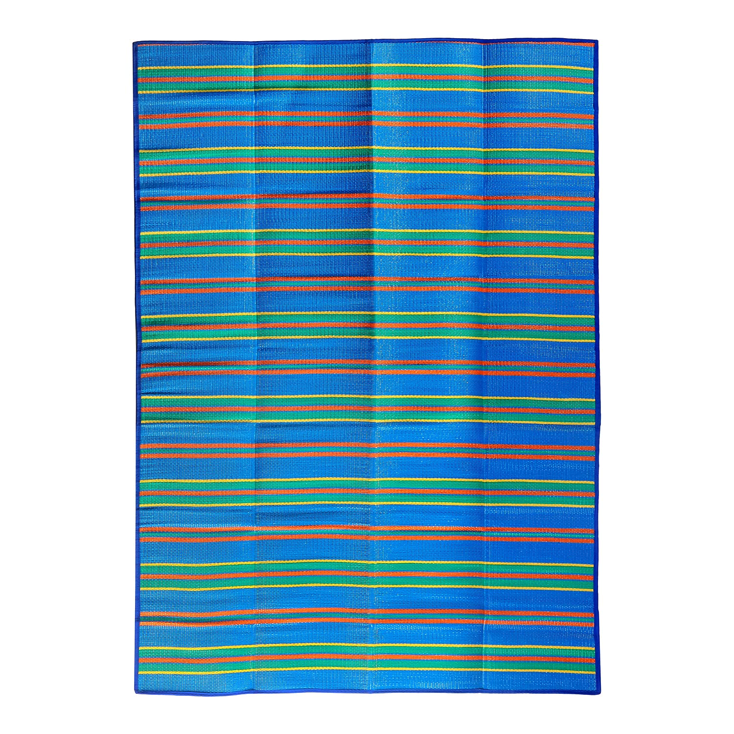 Amazon Brand - Umi Multipurpose Chatai Mats | Waterproof, Fade & Stain Resistant Plastic Floor Mats for Sleeping, Living Room, Beach, Picnic | 4X6 Ft (120cm X 180cm, Polypropylene) | Green