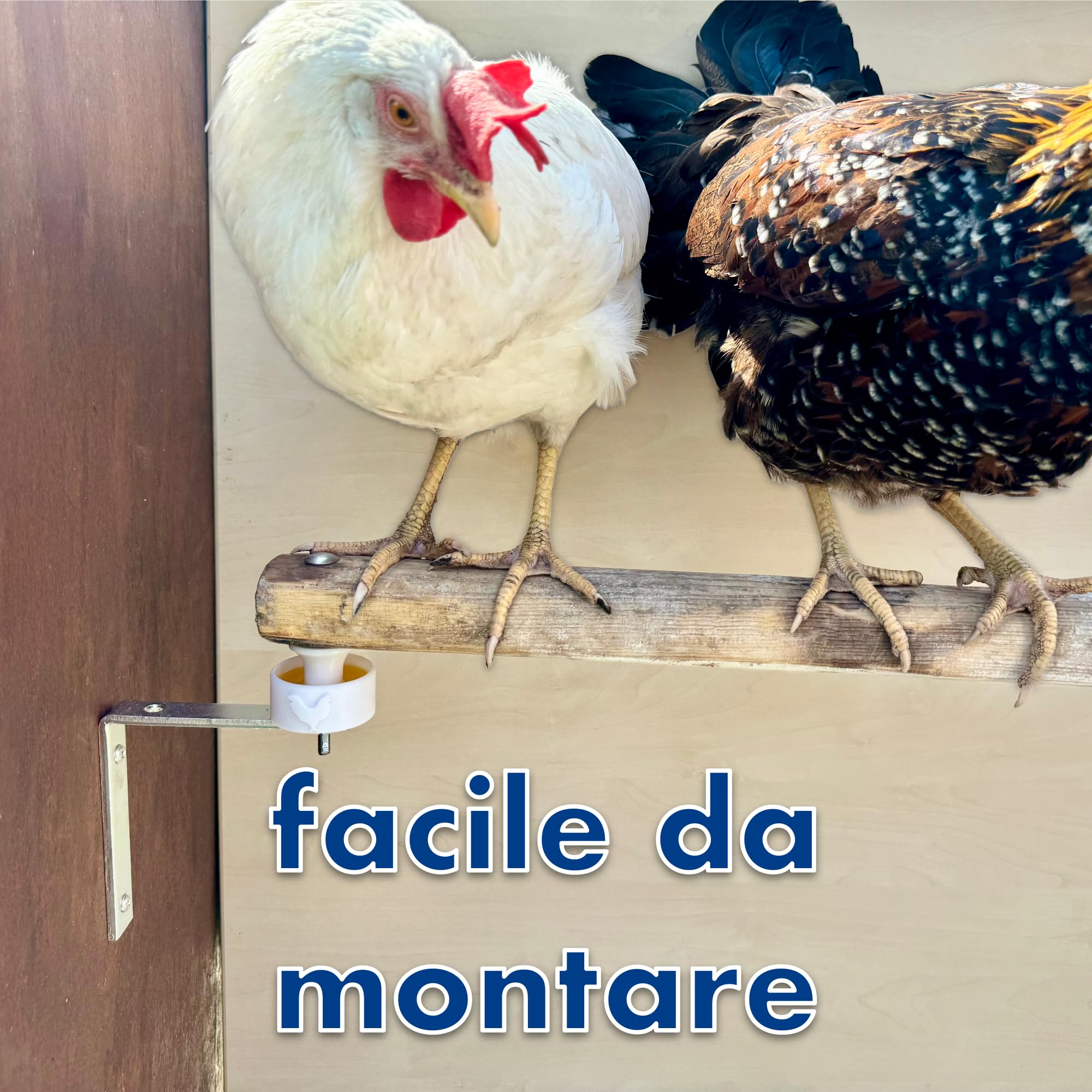 Set completo barriera antiacaro per posatoio da galline contro acaro rosso, protezione antiacari, trappola per acari, pollaio