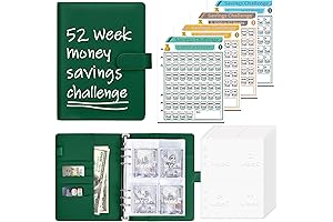 Antner 52-Week Savings Challenge Binder: Get Your Finances In Order and Save Up To $10,000