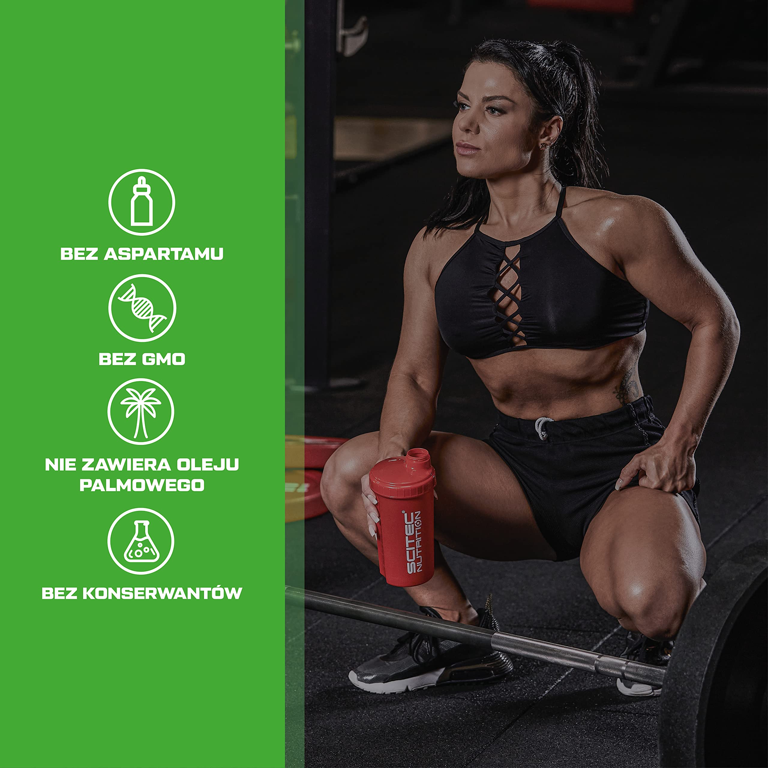 Scitec Nutrition Jumbo - wysokokaloryczny gainer na masę - z wieloskładnikowym białkiem - matrycą aminokwasów - matrycą metaboliczną - mieszanką superżywności, 6,6 kg, Truskawkowy