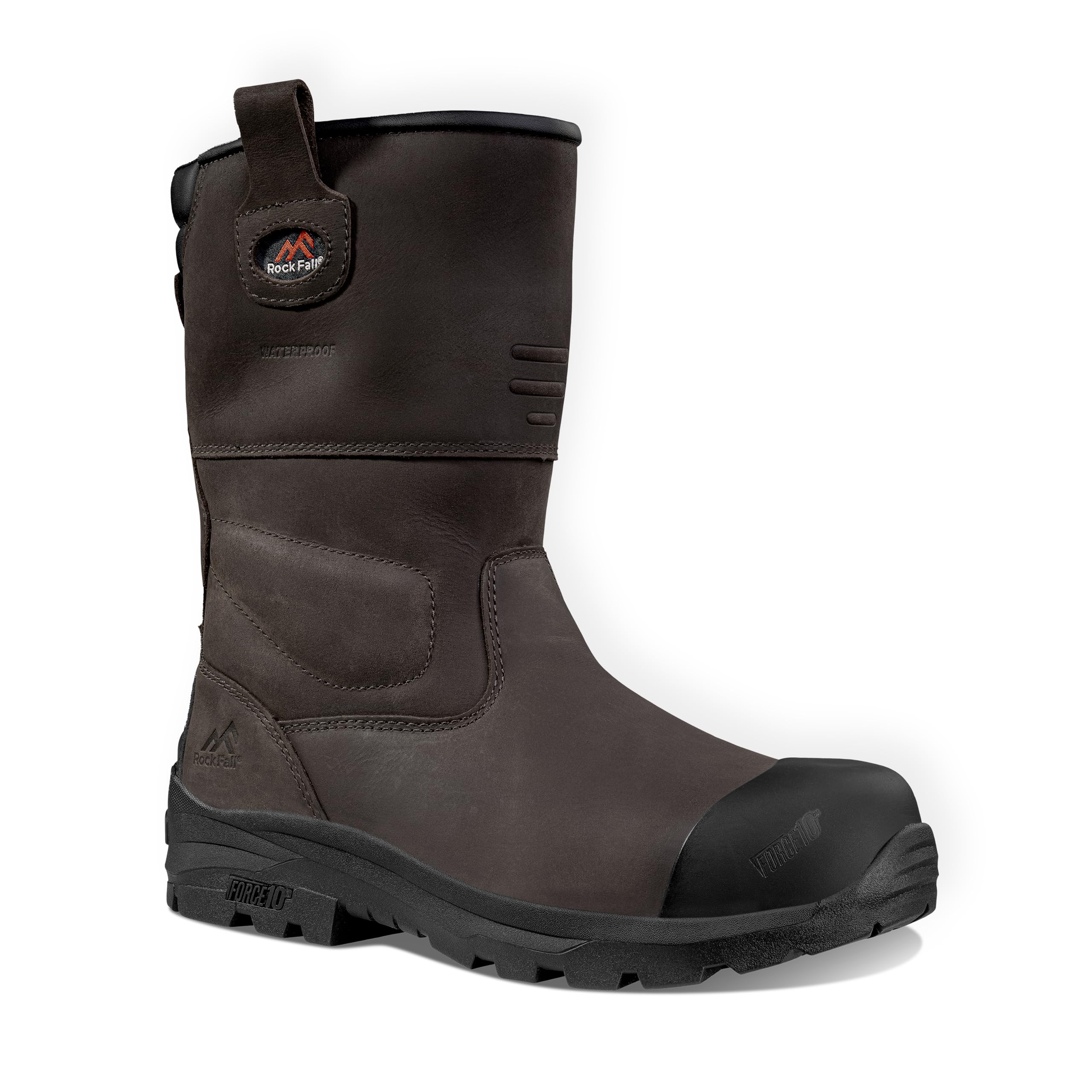 Rock Fall RF70 Texas Waterproof Rigger Safety Boot Brown Size: UK8 Col
