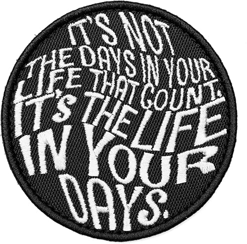 SHEVRONS It's The Live Tactical Funny Morale Patch para sombreros, chalecos, jeans, mochilas, toda la ropa y equipo, altamente duradero e