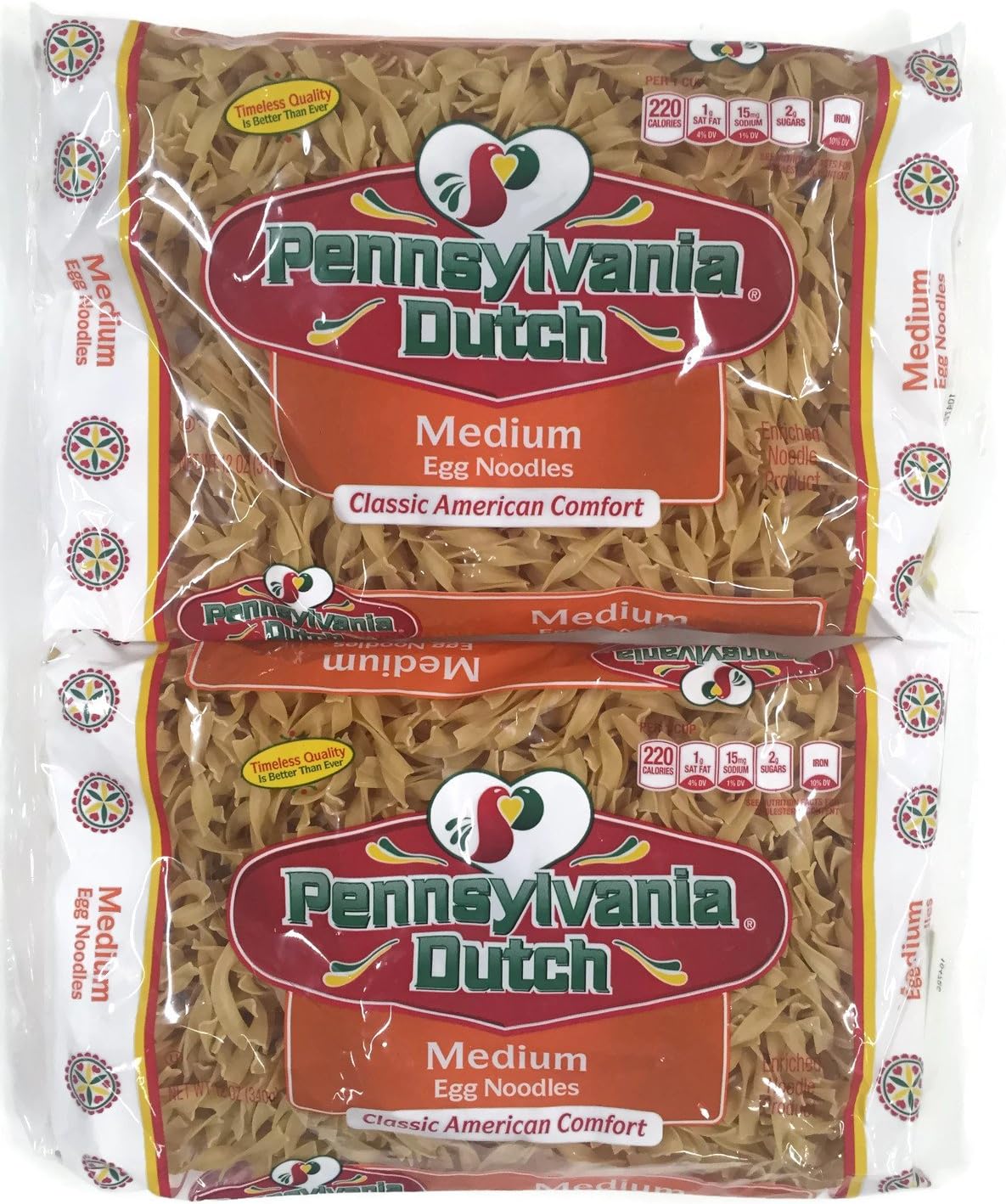 Pennsylvania Dutch Medium Egg Noodles, 12 Oz. Bags (Set of 2)
