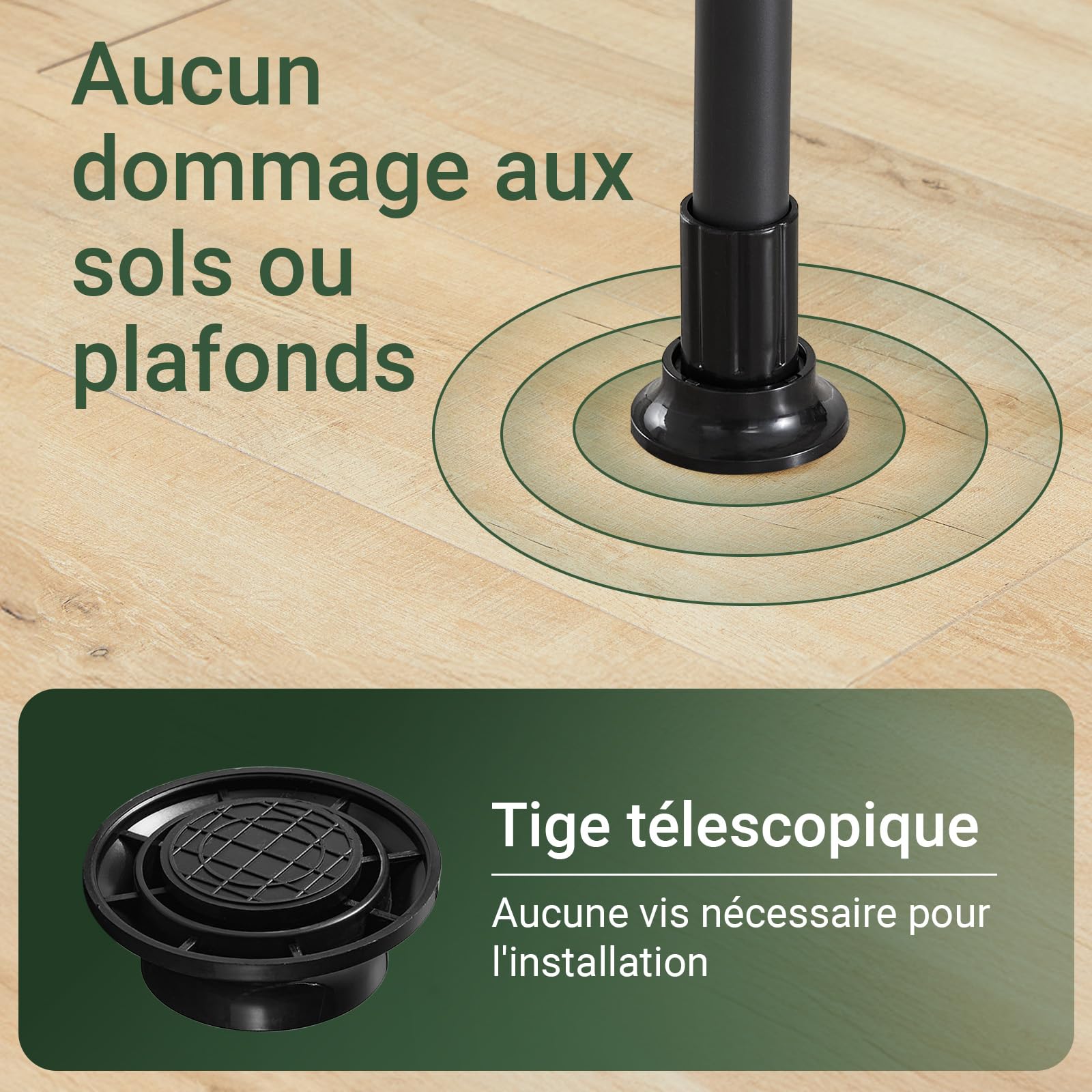 SoBuy Portant à Vêtements Télescopique avec tringles étagères | Penderie ouverte réglable pour chambre et dressing, rangement pratique Noir KLS04-II-SCH