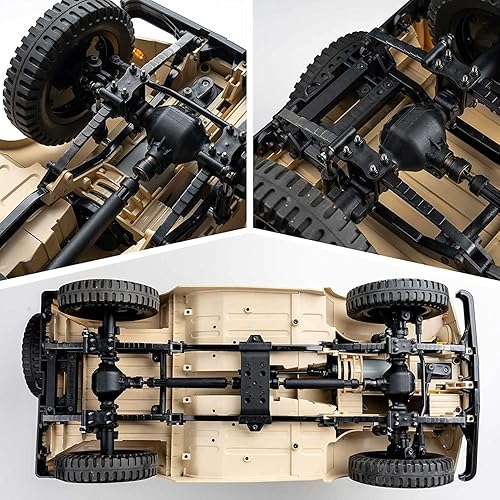 Miniatura 8 de FMS 1/6 Jimny LJ10 RC Crawler RC Car Modelo oficial con licencia de coche 9.3 mi/h 4WD Hobby RC Crawler RC Cars RS Auto de control remoto con luces