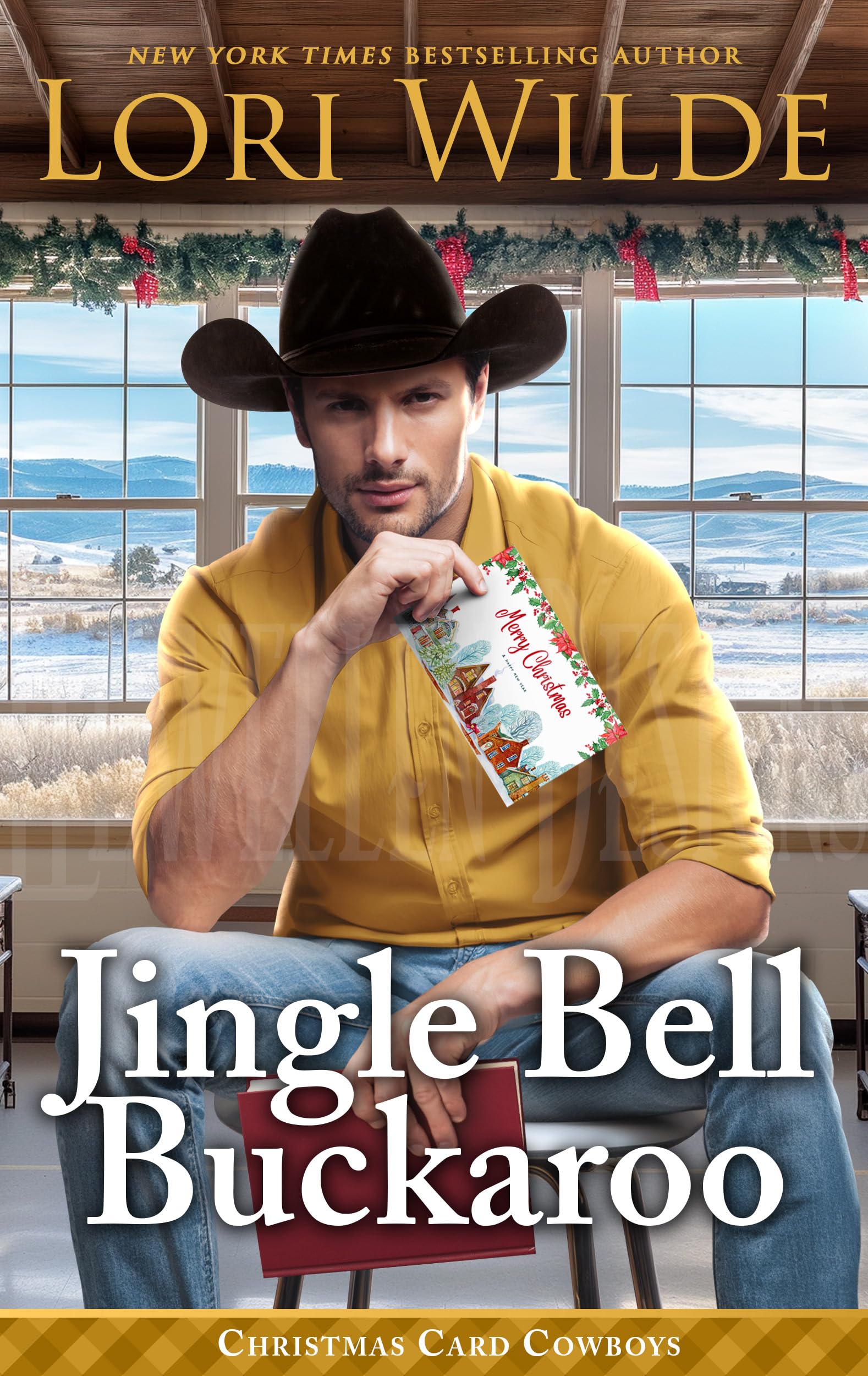 Jingle Bell Buckaroo: A Heartwarming Small Town Christmas/Western/Time Travel Romance (Christmas Card Cowboys Book 4)