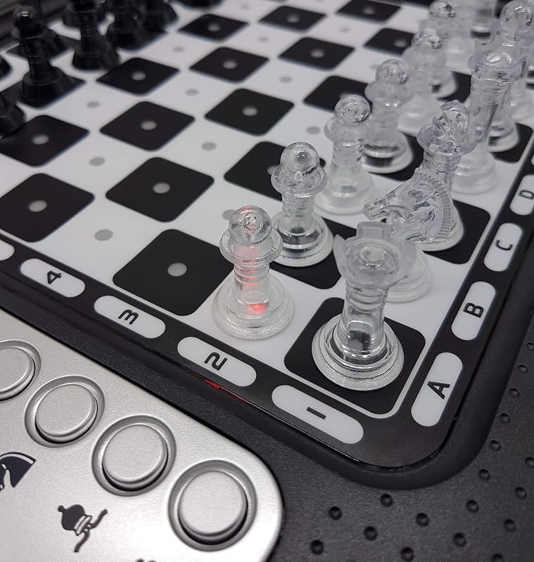 Lexibook Chessman FX Elektronikus Sakk Játék Érintésérzékeny Billentyűzettel, 64 Nehézségi Szinttel, Fény- és Hangeffektusokkal, 7+ Éves Kor