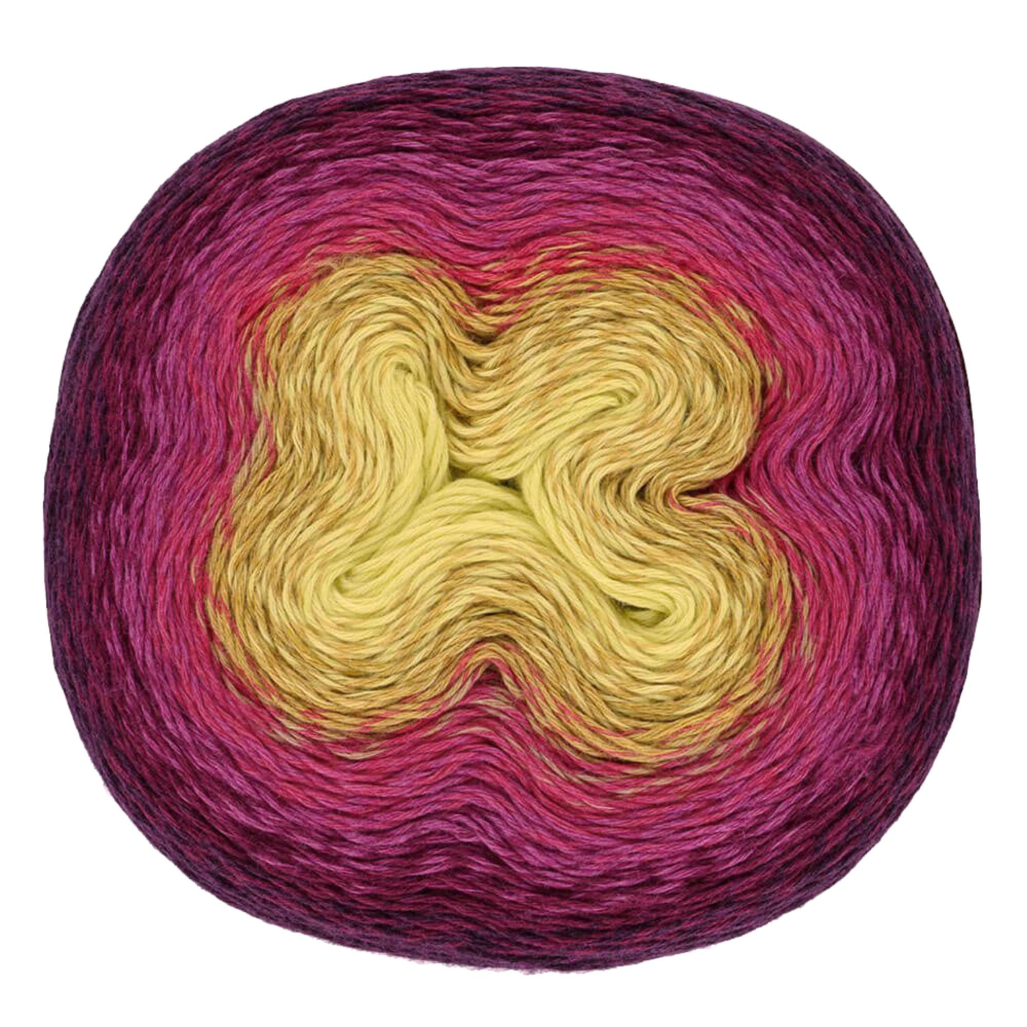 Scheepjes Woolly Whirl 1000m 478 Crème Anglaise Centre 3.5 mm 250 g Cotone Miscela Acrilica