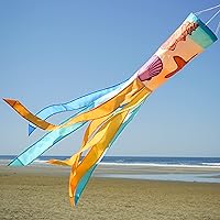 Vista 2 de In the Breeze Seashell 5196 - Windsock, 40 pulgadas, para playa al aire libre, 5196