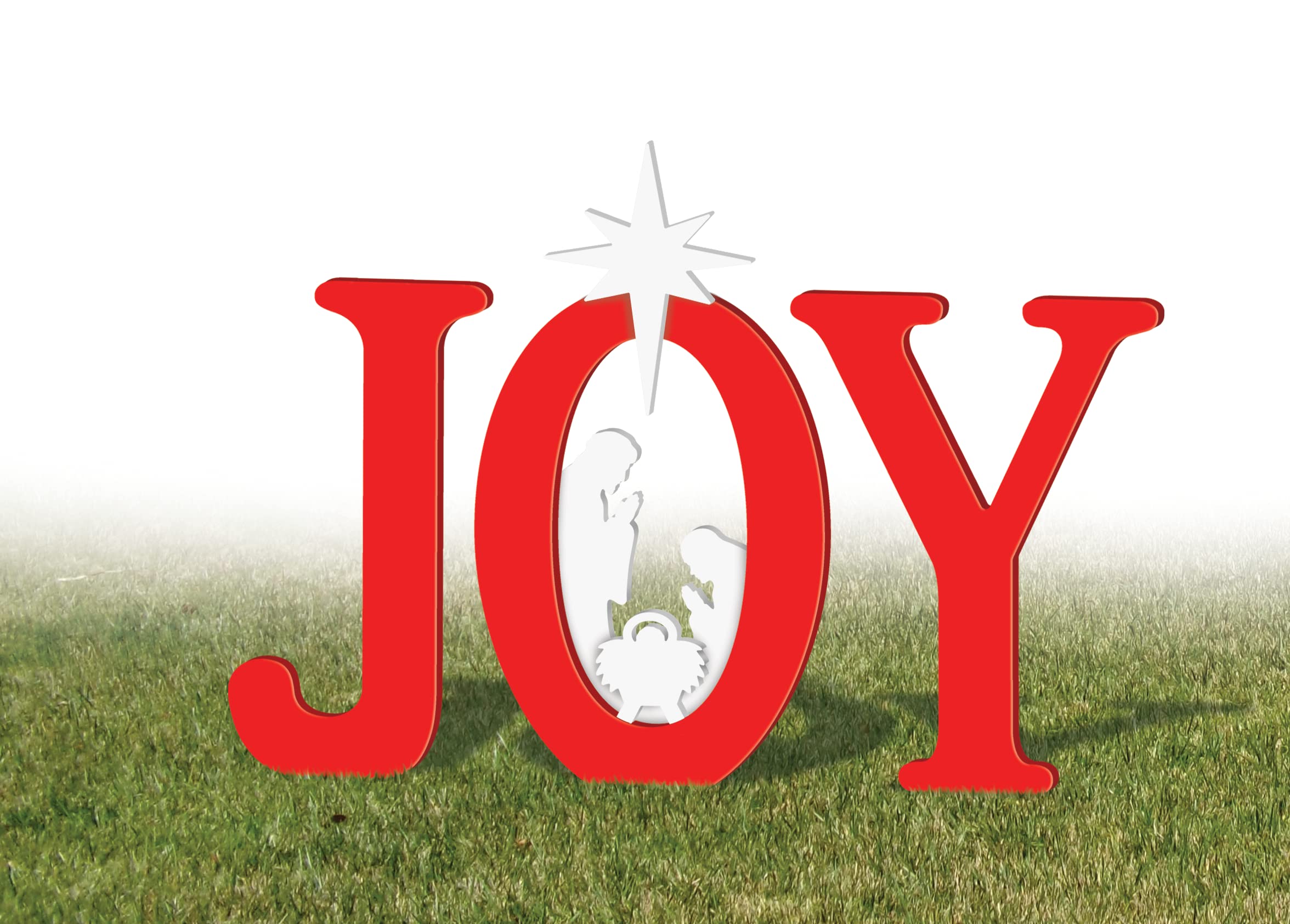Outdoor Joy Nativity (Red)