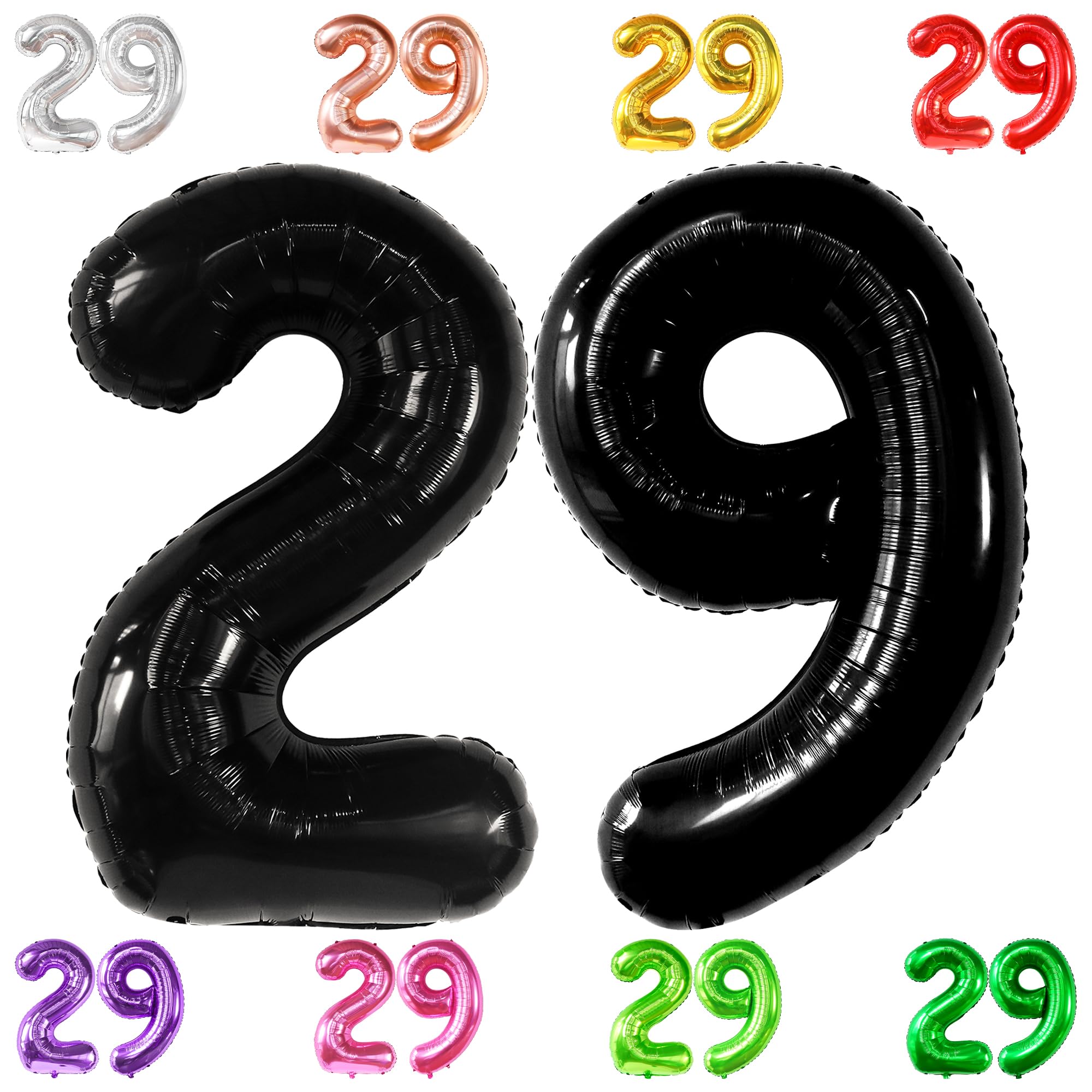 Amazon.com: KatchOn, Black 29 Balloon Numbers - Giant, 40 Inch 