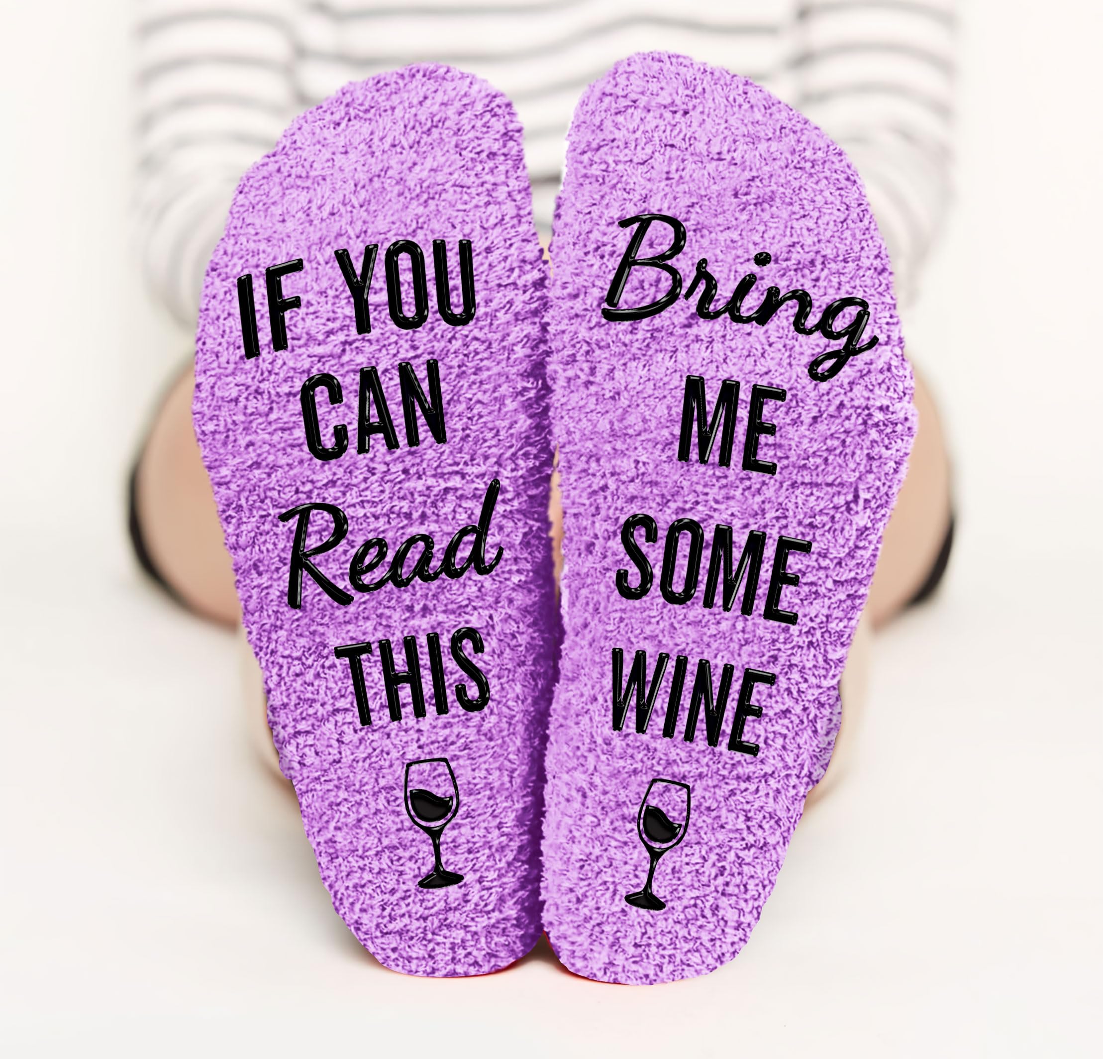 Wine Gifts For Women - Funny Wine Socks For Mom, Unique Mothers Day Gifts, Perfect Accessories For Wine Lovers