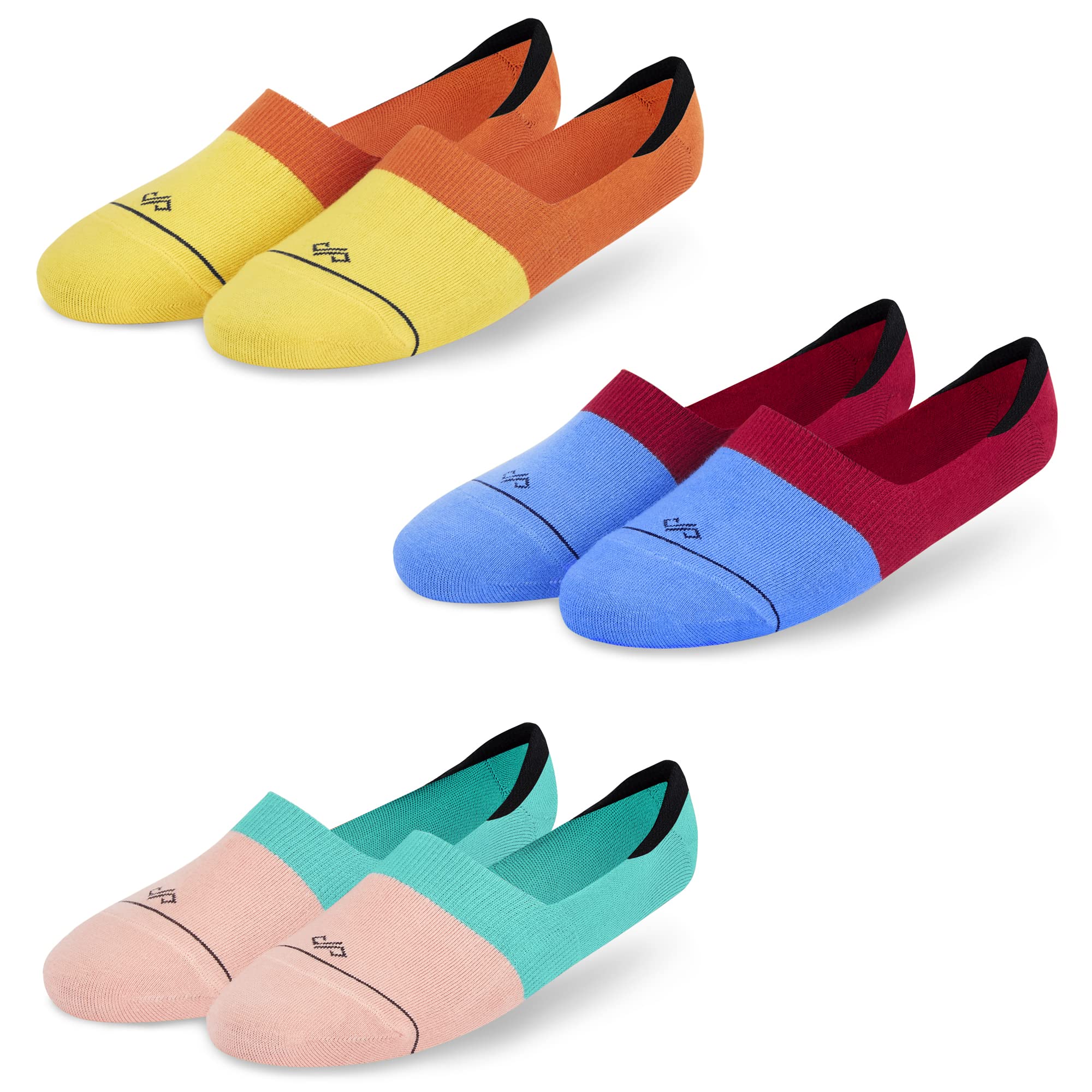 Men's and Women's Combed Cotton Loafer Socks (Pack of 3, Multicolour) (Size UK 7-12)-image-49