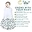 BSTOPPT Newborn Sleep Sack Baby Swaddle,3-6 Months,3-Way Adjustable Wearable Blanket,100% Rayon Cotton Swaddling Sleeping BagTOG 0.5Banana&Leaf