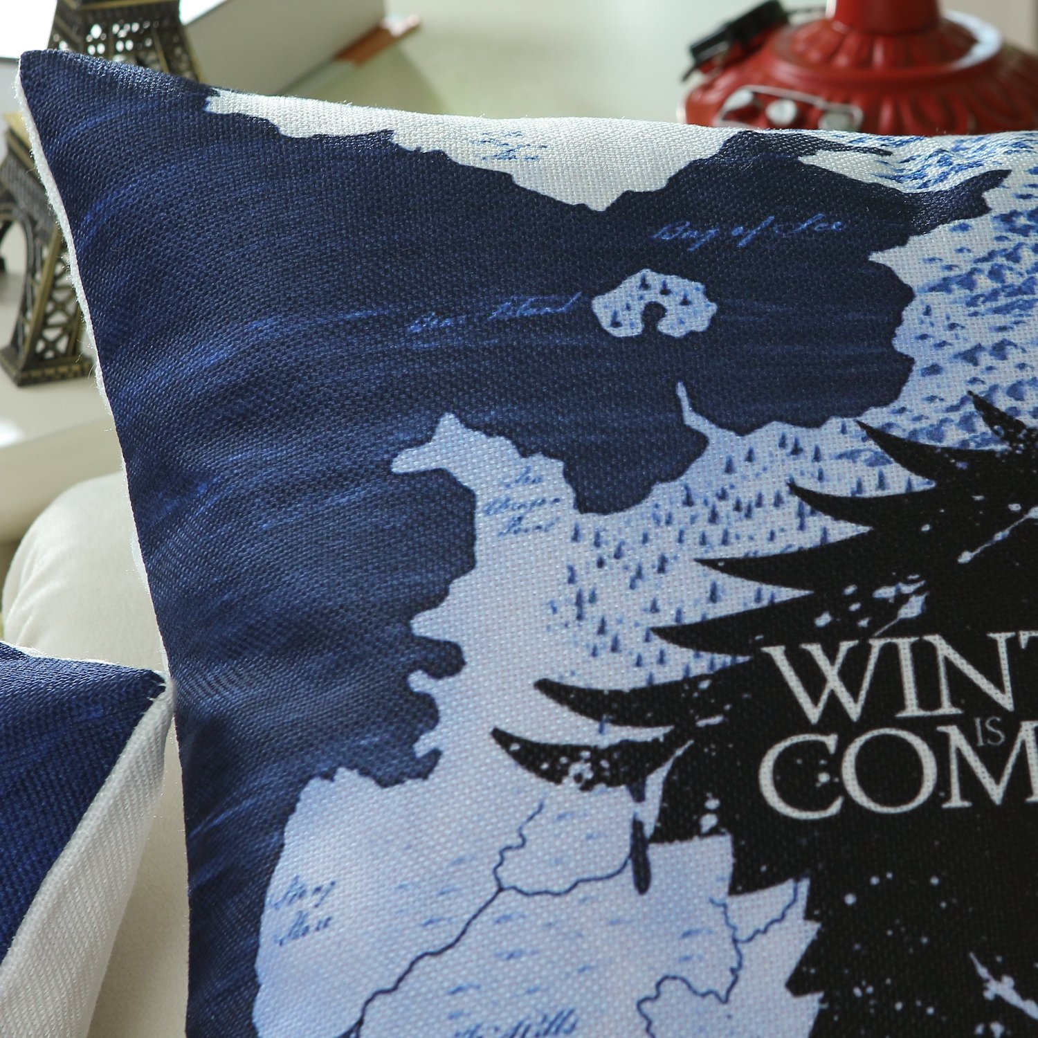 CaliTime Copricuscini e federe Game of Thrones Case Badge Cuscino