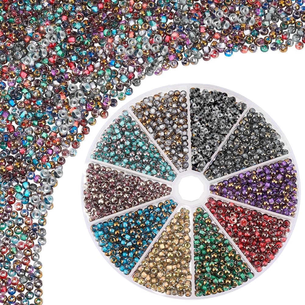 Perles rondes en verre d'un éclat délicat de 4mm, matériel sélectionné pour bijoux artisanaux