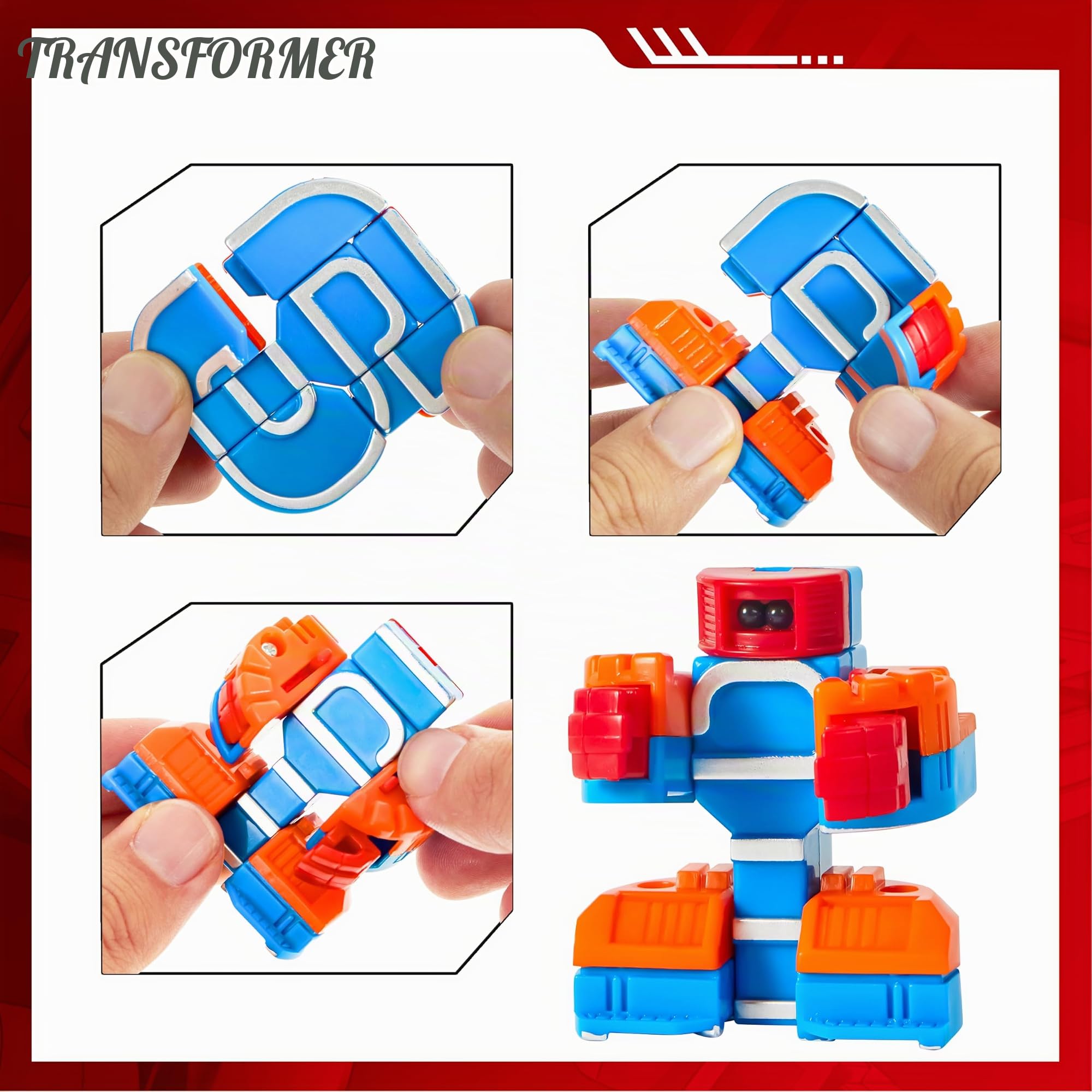 JOYIN 10 Pièces Nombre Robot Figurine Jouets pour Enfants Apprentissage du Nombre, Fête d'anniversaire, Récompenses pour Salle de Classe, Prix Carnaval, Jouet d'Education Préscolaire