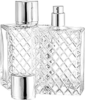 Vista 4 de Lawei Paquete de 6 botellas de spray recargables atomizador de perfume, 3.4 onzas líquidas, botella vacía de vidrio de niebla fina, botella