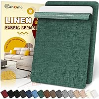 Vista 43 de Cahomo Cinta de reparación de lino de 4 x 79 pulgadas, parches de tela autoadhesivos, kit de cinta de parche de lino, cinta de reparación de tela