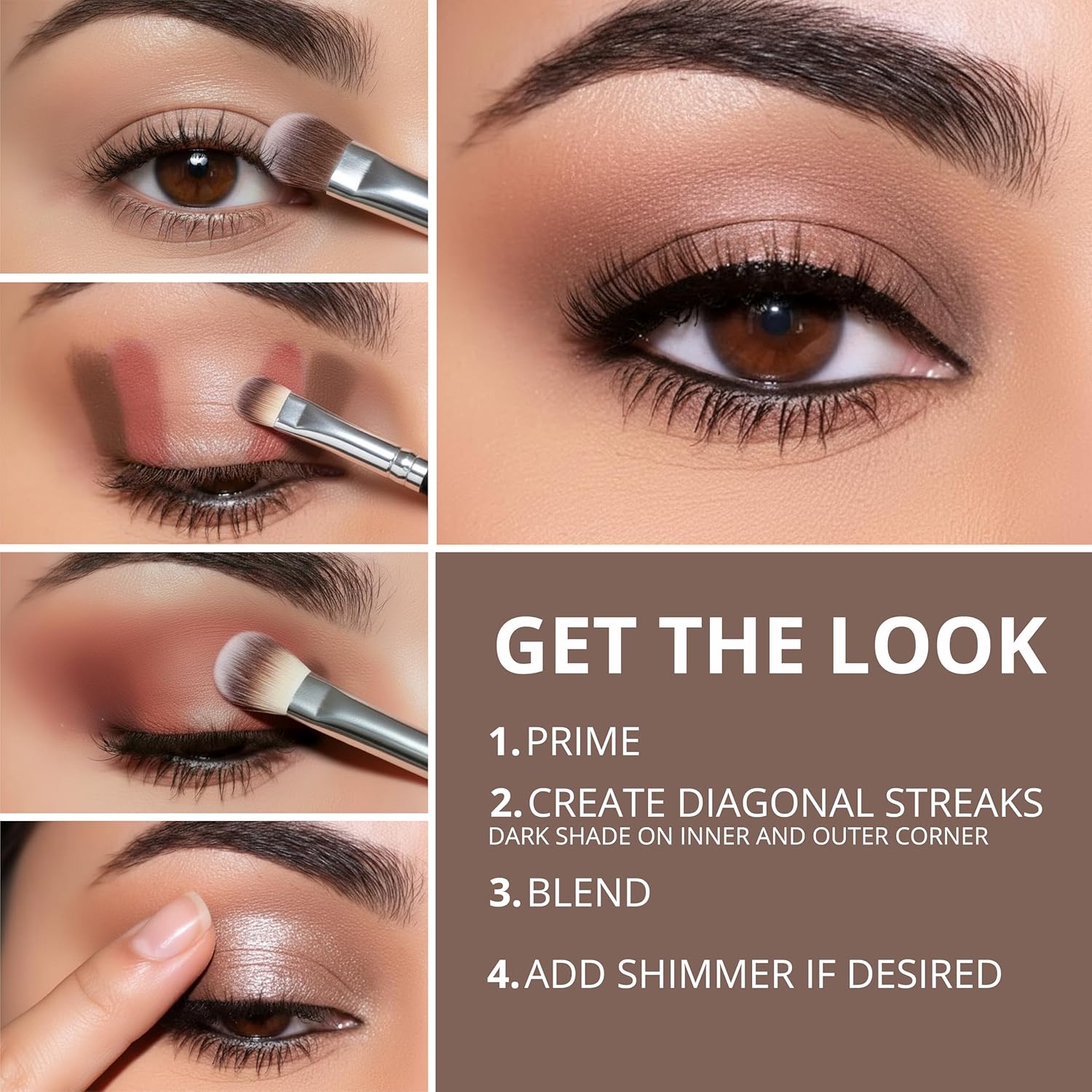 Lamora Nude Eyeshadow Palette - 12 Soft Pink Rose Shadows, Multi-Use Eye Makeup Palette with Matte & Shimmer Finishes, Ultra-Blendable Everyday Neutrals, Long-lasting Wear, Travel Makeup with Mirror - Image 12