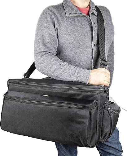 Miniatura 7 de Ultimaxx Bolsa profesional extragrande, bien acolchada y resistente al agua, compatible con Canon, Sony, Nikon, Pentax, JVC, Olympus, Panasonic,