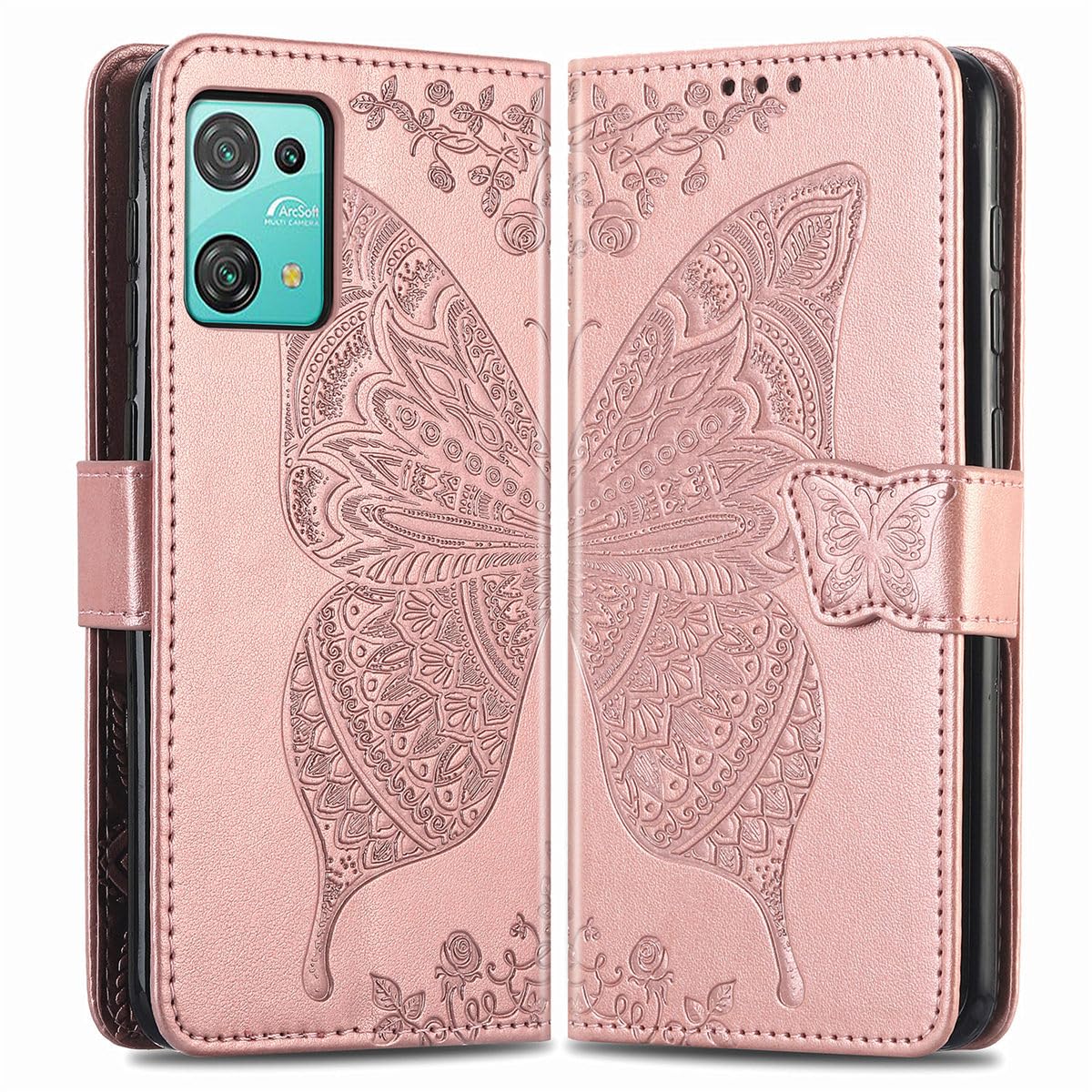 Custodia e cover per Blackview Oscal C30.Custodia a portafoglio con