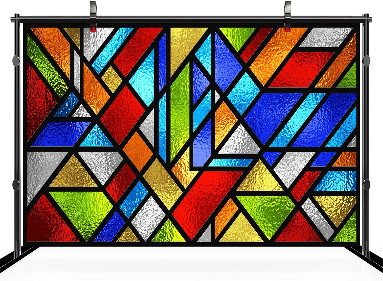 CHNYWORK 118x78 Inches Stained Glass Window Tapestry Moroccan Vintage Church Medieval Palace Cathedral Stone Glass Painting Background Living Room Bedroom Aesthetic College Dorm Wall Decor
