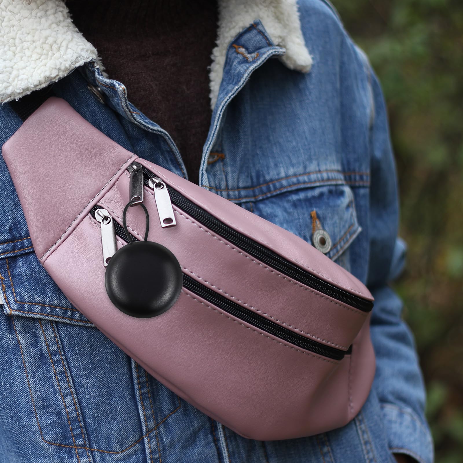 3 fundas de transporte para tapones para los oídos, mini estuche de almacenamiento potable, enchufe negro, funda redonda para actividades al aire libre, viajes, viajes de negocios, almacenamiento de