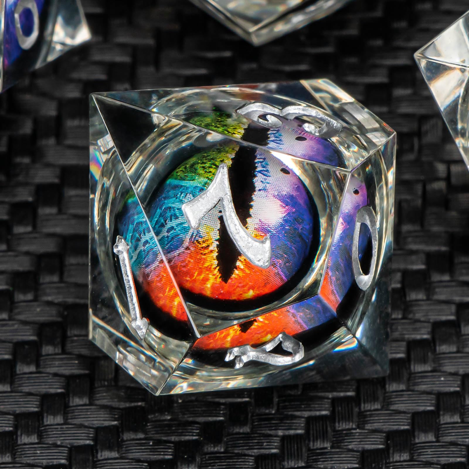 KERWELLSI Float Cool Liquid Core Beholder Eye DND Dice Set D&D with Gift Box - Image 4