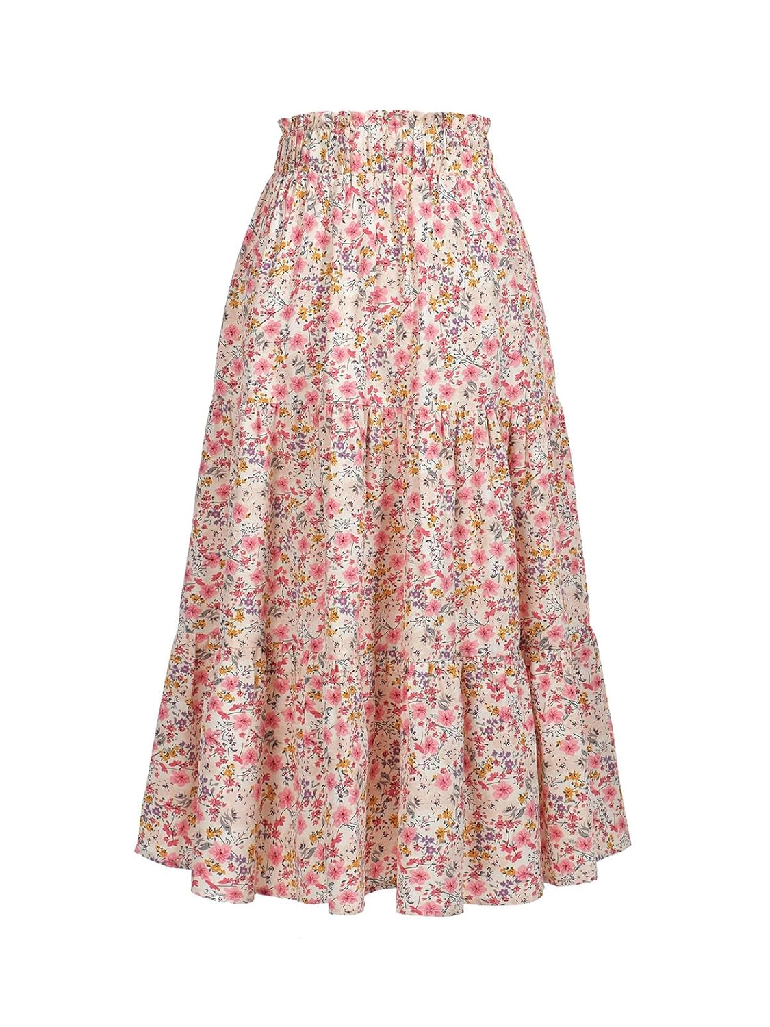 Saia midi feminina cintura alta elástica casual verão na moda gravata frontal rodada babados floral saia evasê DJ626, Rosa floral, P em promoção! Veja a oferta e mais achadinhos de Saias 2 Hoje é o melhor dia para comprar Saia midi feminina cintura alta elástica casual verão na moda gravata frontal rodada babados floral saia evasê DJ626, Rosa floral, P com aquele preço maroto! Promoção! Aproveite a oferta! 2