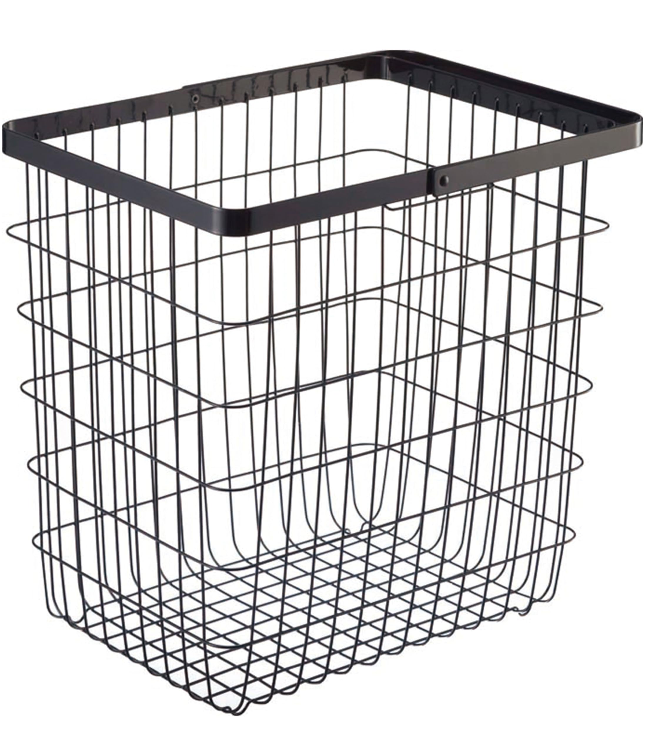 Amazon.co.jp : 山崎実業(Yamazaki) ランドリーワイヤーバスケット L