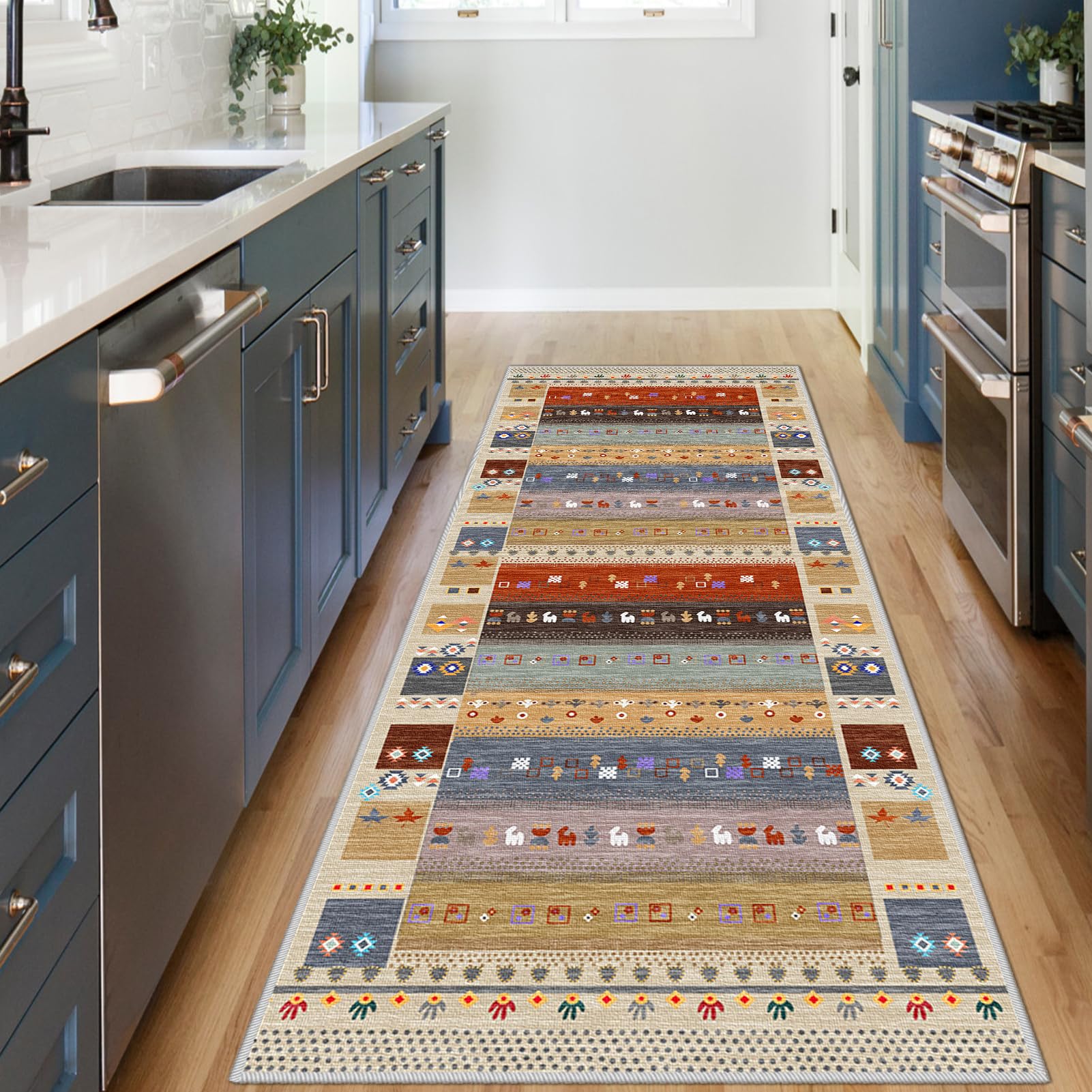 Tappeto Passatoia Corridoio Antiscivolo per Cucina 70 x 350 cm